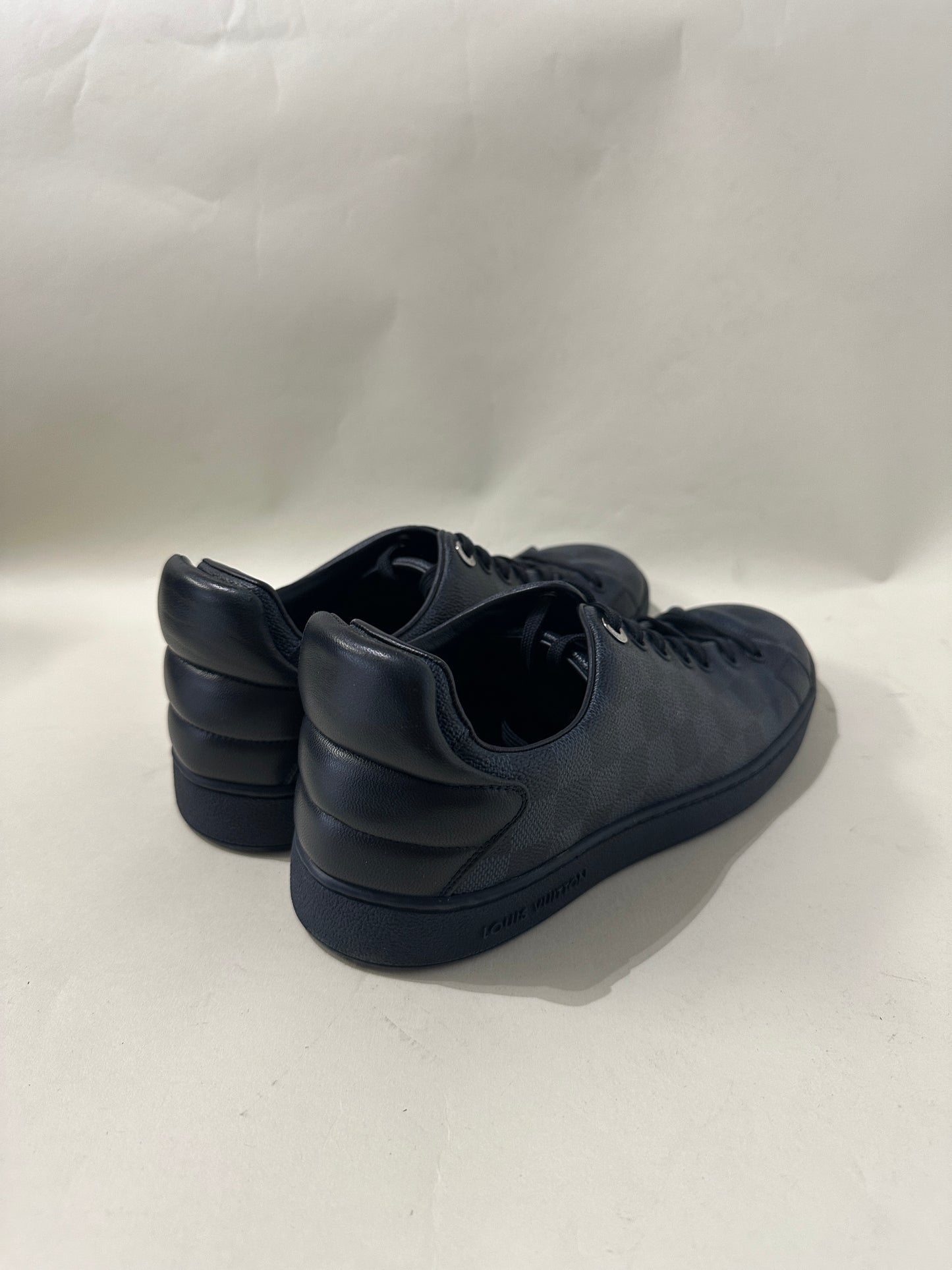 Louis Vuitton Cobalt Damier Coated Canvas Frontrow Sneakers 7.5 M / 9 W