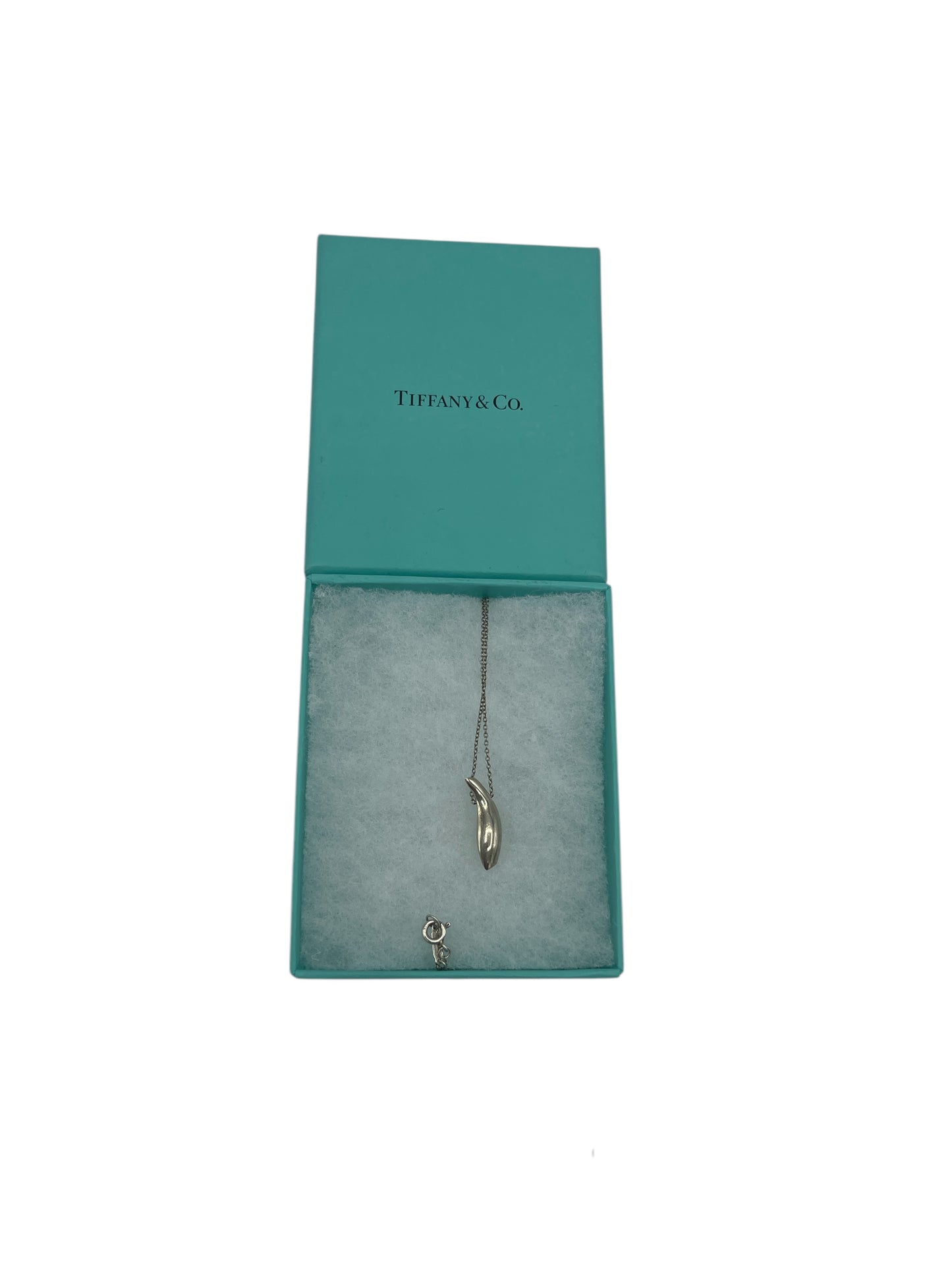 Tiffany & Co. Silver Teardrop Necklace 15"