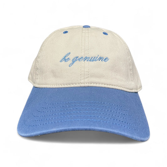 Genuine Soft Construction Two Tone Cotton Dad Cap