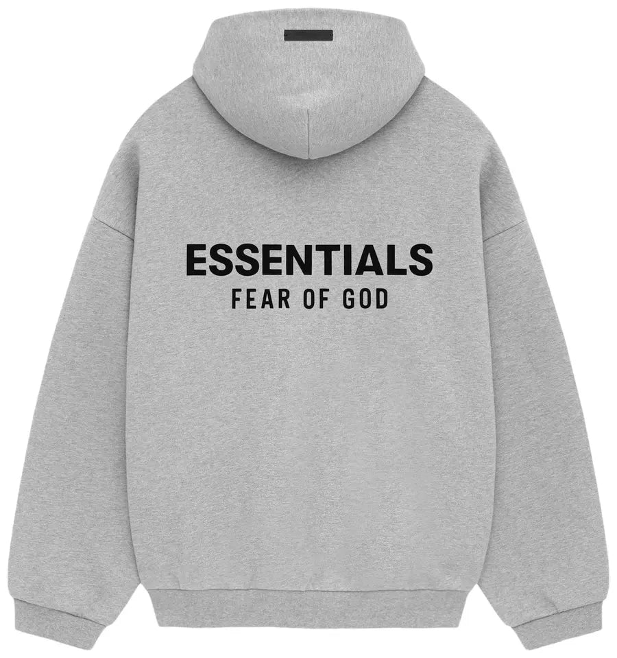Essentials Fear of God Light Heather Grey Hoodie II FW24