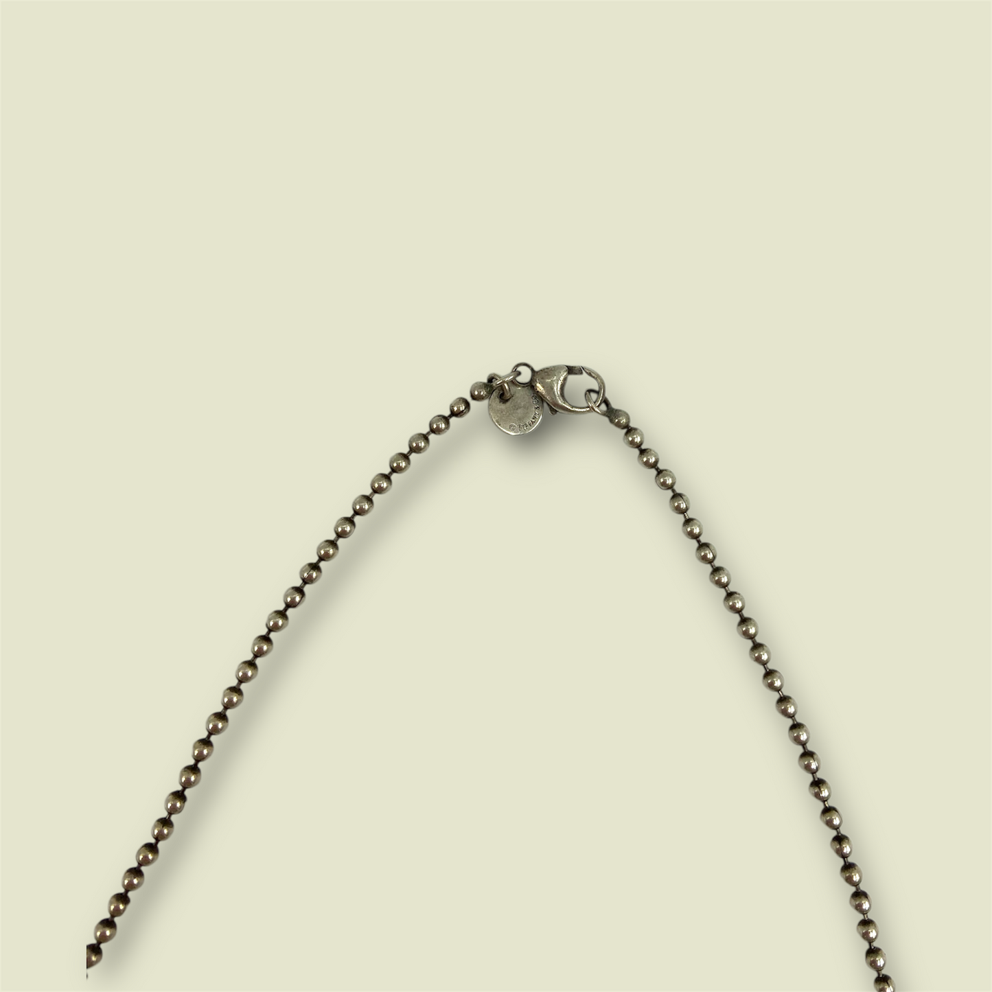 Tiffany & Co. Sterling Silver Key Necklace