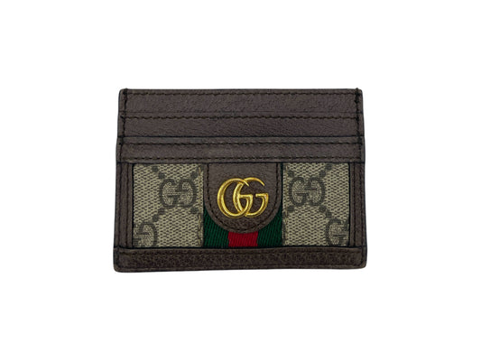 Gucci Dark Brown Leather Horsebit Pattern Bifold Wallet