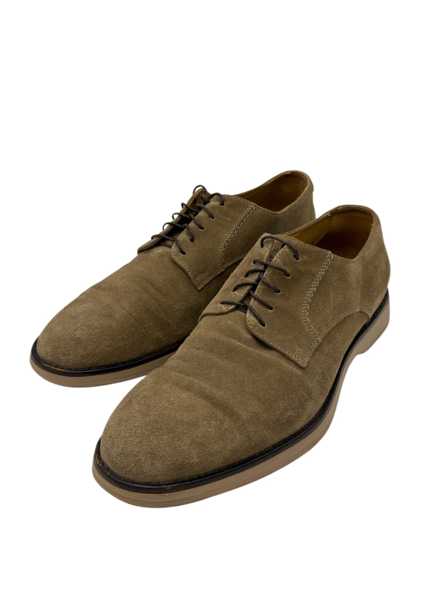 Ermenegildo Zegna Tan Suede Casual Dress Shoes 11 M / 12.5 W
