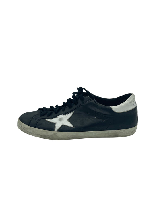 Golden Goose Black & White Leather Super-Star Sneakers 10 M / 11.5 W