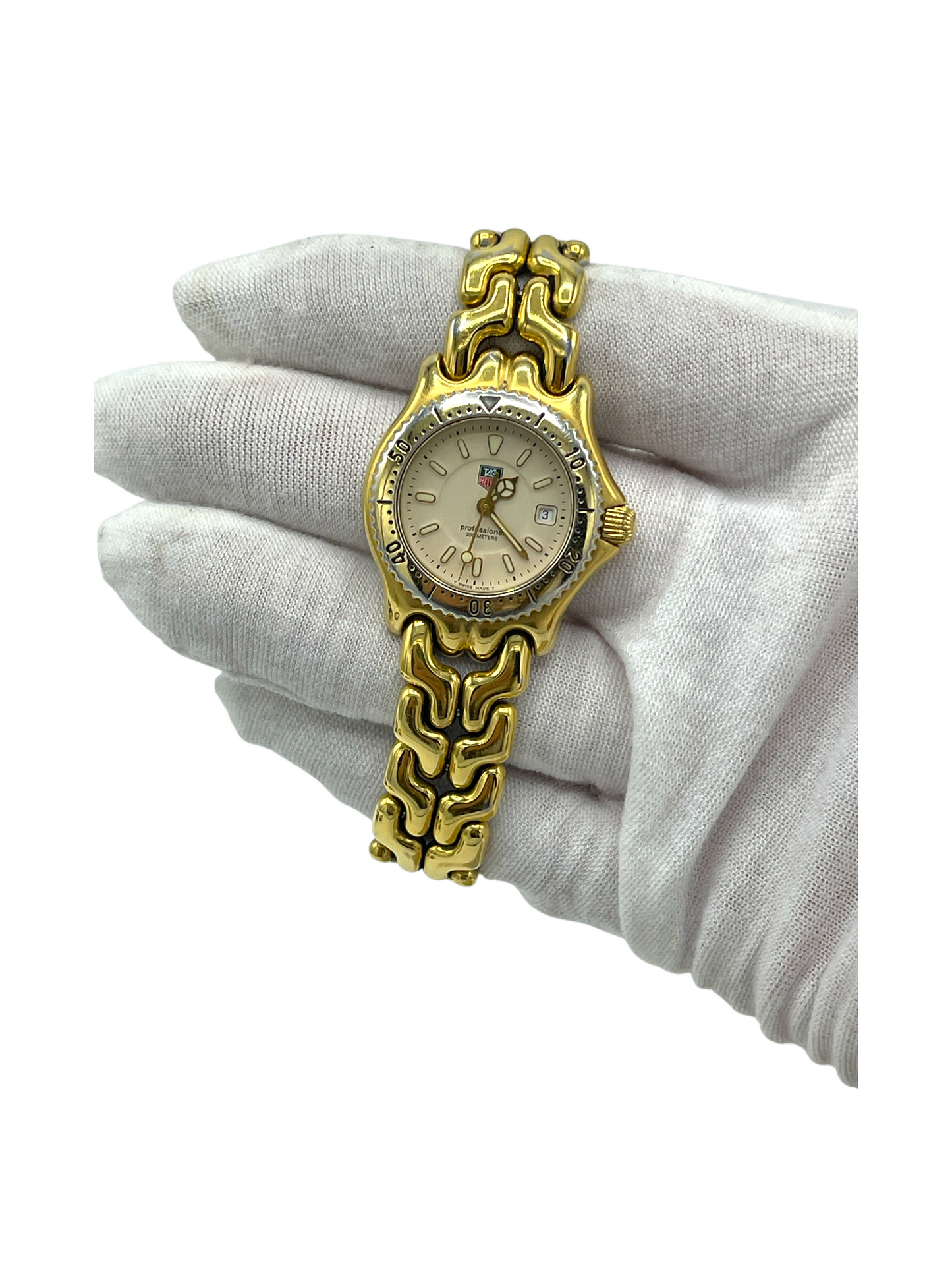 Tag Heuer Stainless Steel Gold Tone WG1330-0 Watch