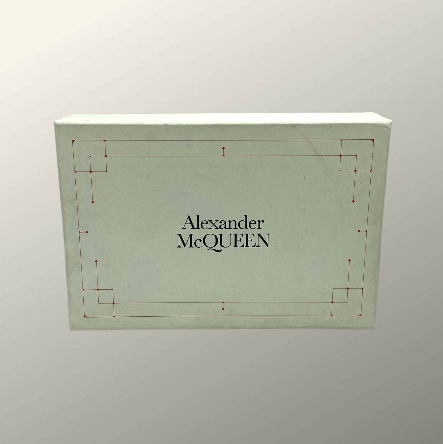 Alexander McQueen White & Black Leather Bubble Oversized Sneakers 9 M / 10.5 W