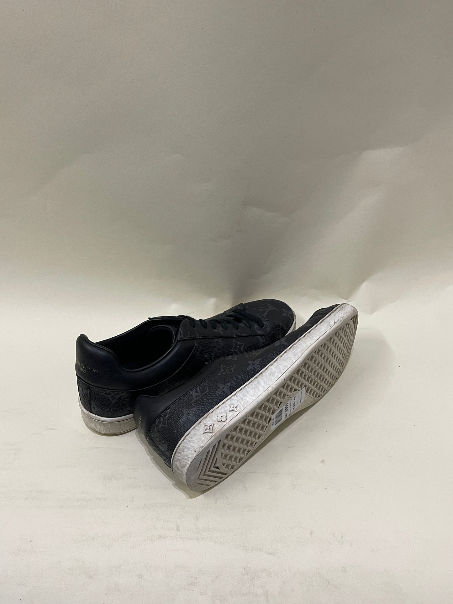 Louis Vuitton Black & Grey Monogram Eclipse Luxembourg Sneakers 9 M / 10.5 W