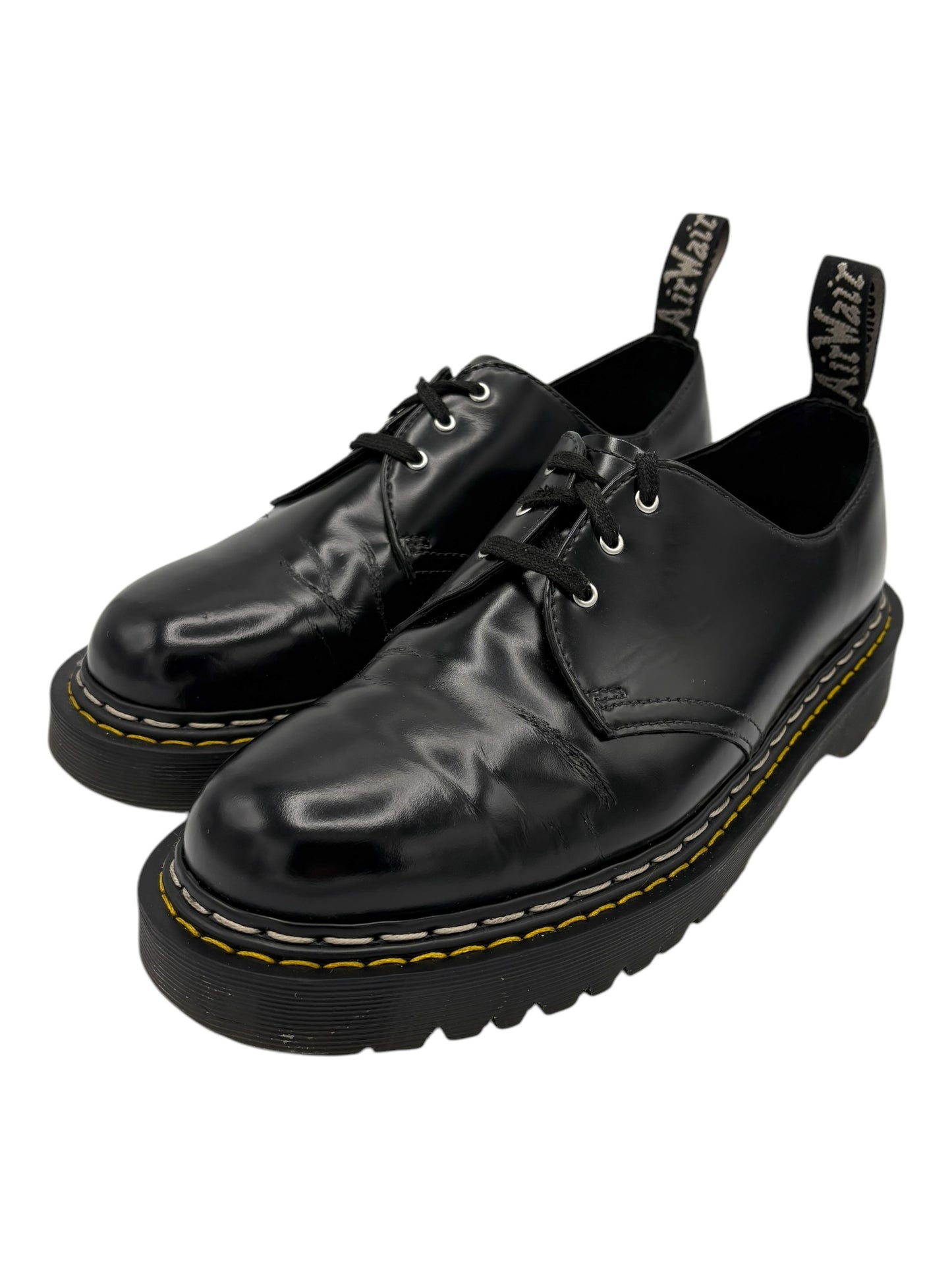 Rick Owens x Dr. Martens Black Leather 1461 Bex Platform Derby 11 M / 12.5 W