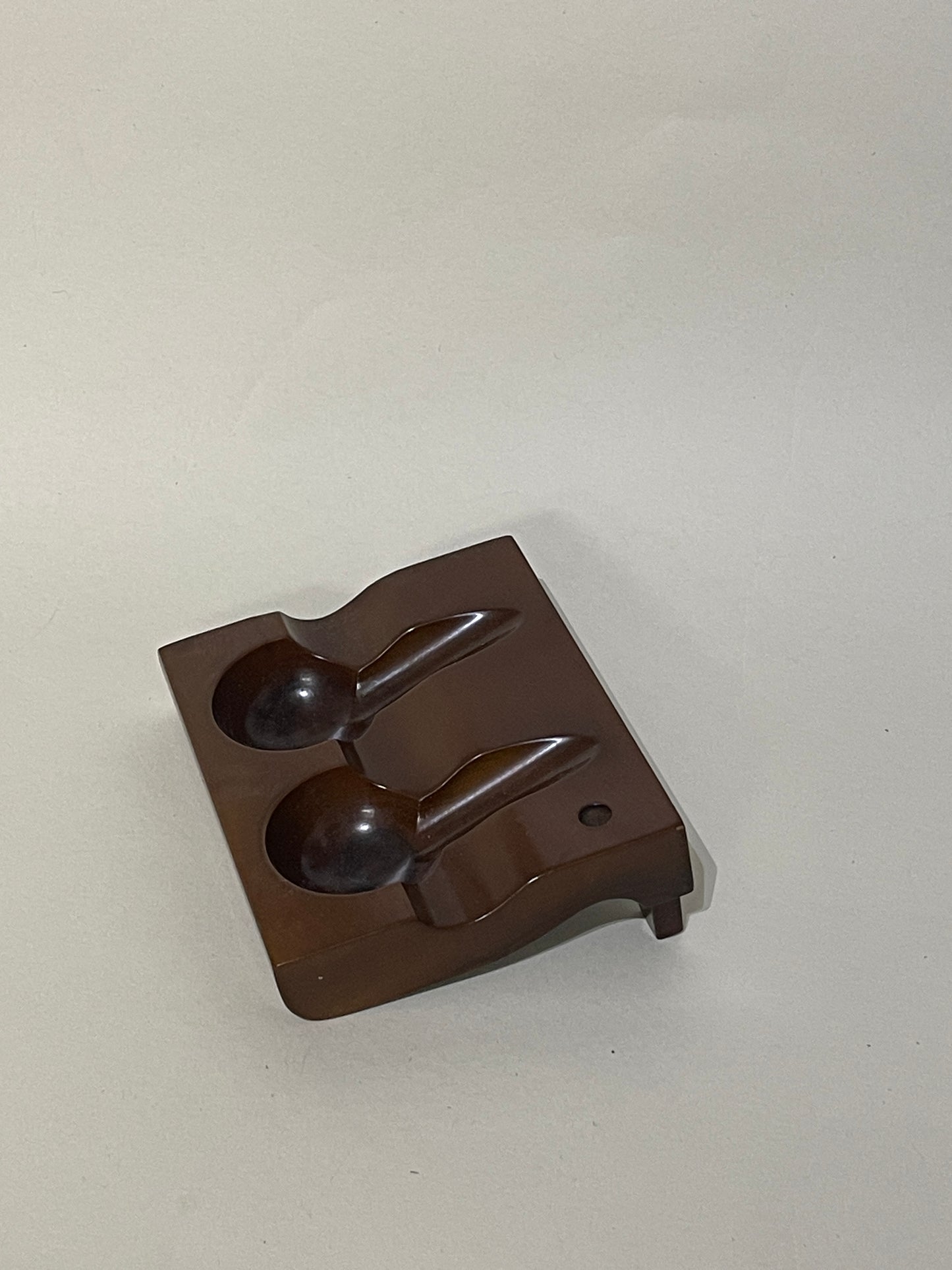 Dunhill Wooden Triple Pipe Stand