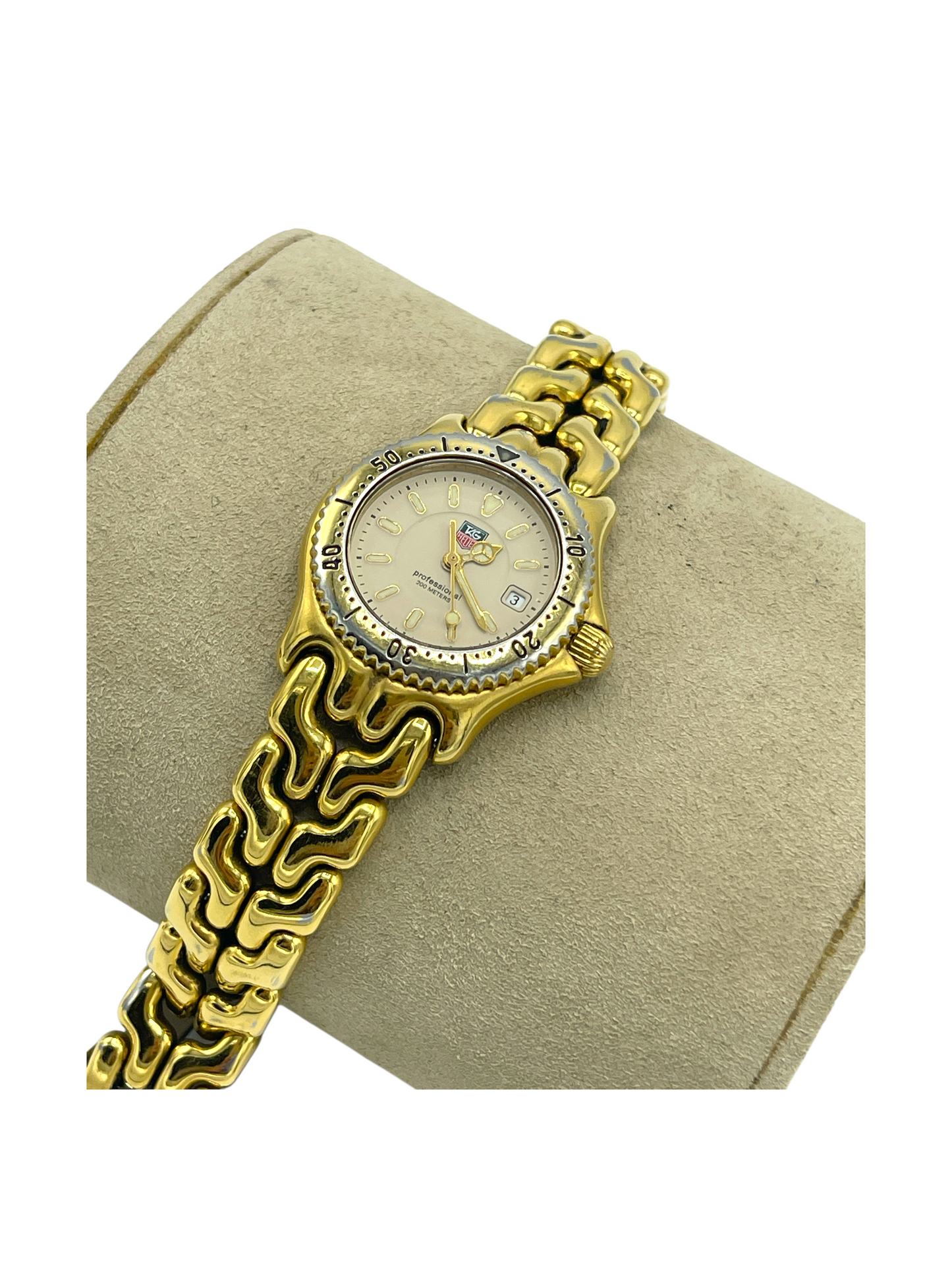 Tag Heuer Stainless Steel Gold Tone WG1330-0 Watch