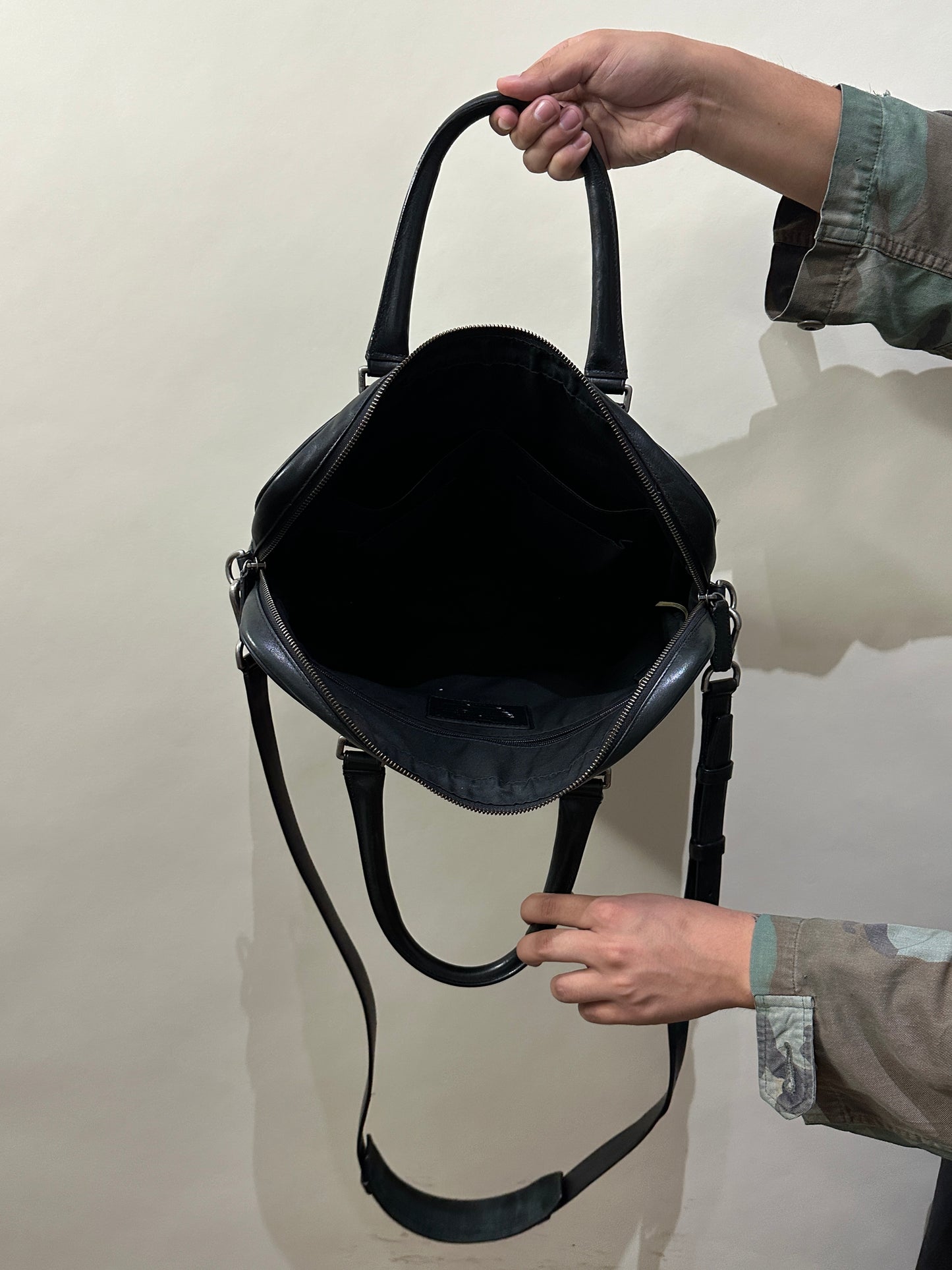 Coach Black Leather Metropolitan Workbag