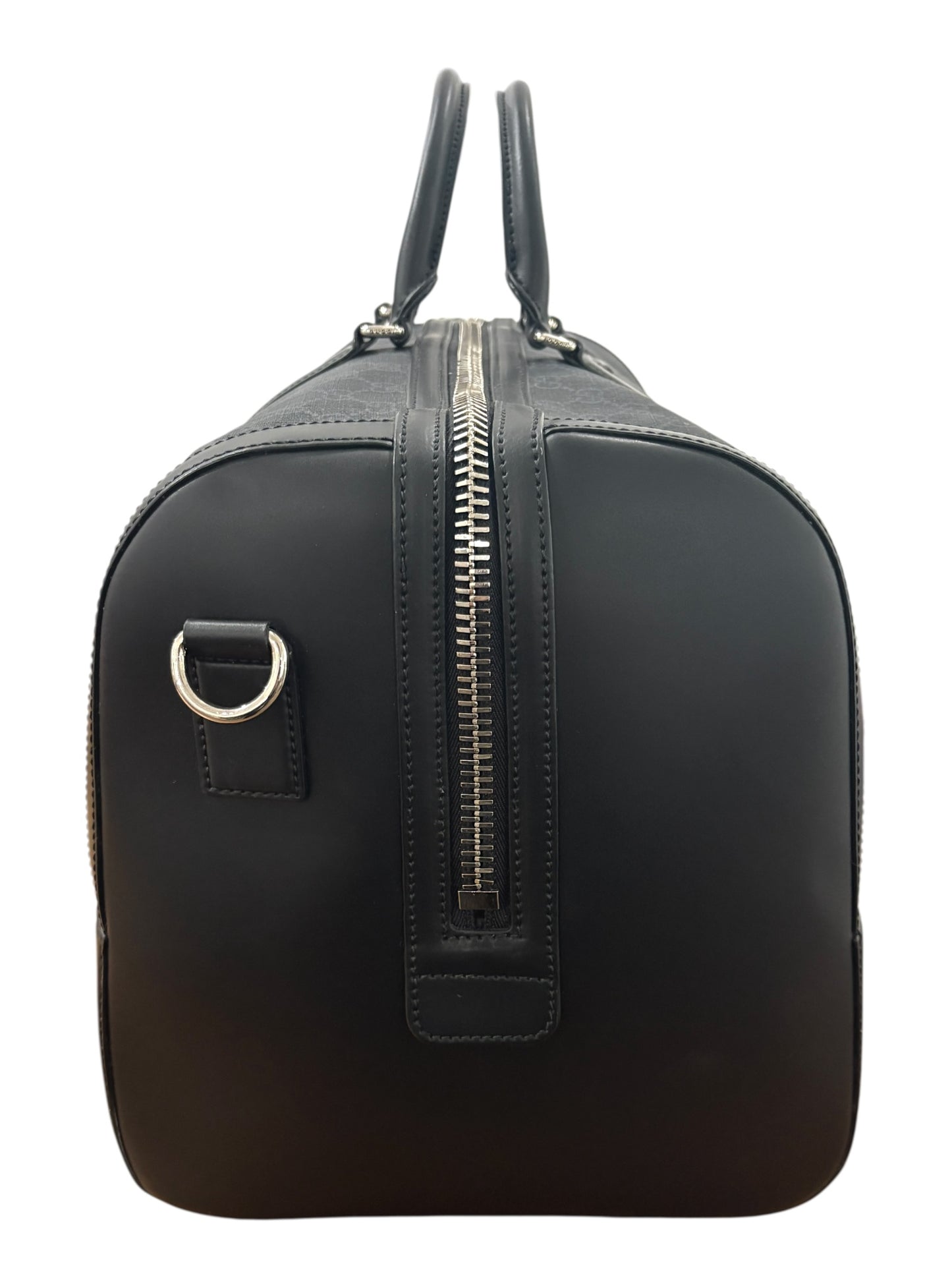 Gucci Charcoal & Black GG Large Duffle Bag