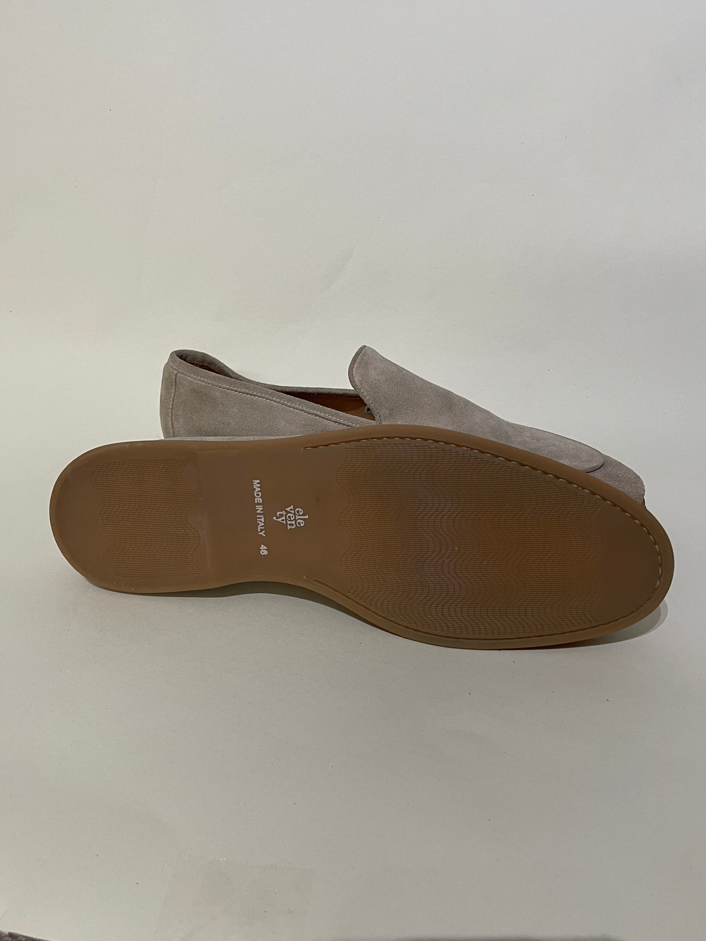 Eleventy Tan Suede Casual Loafers 12 M / 13.5 W