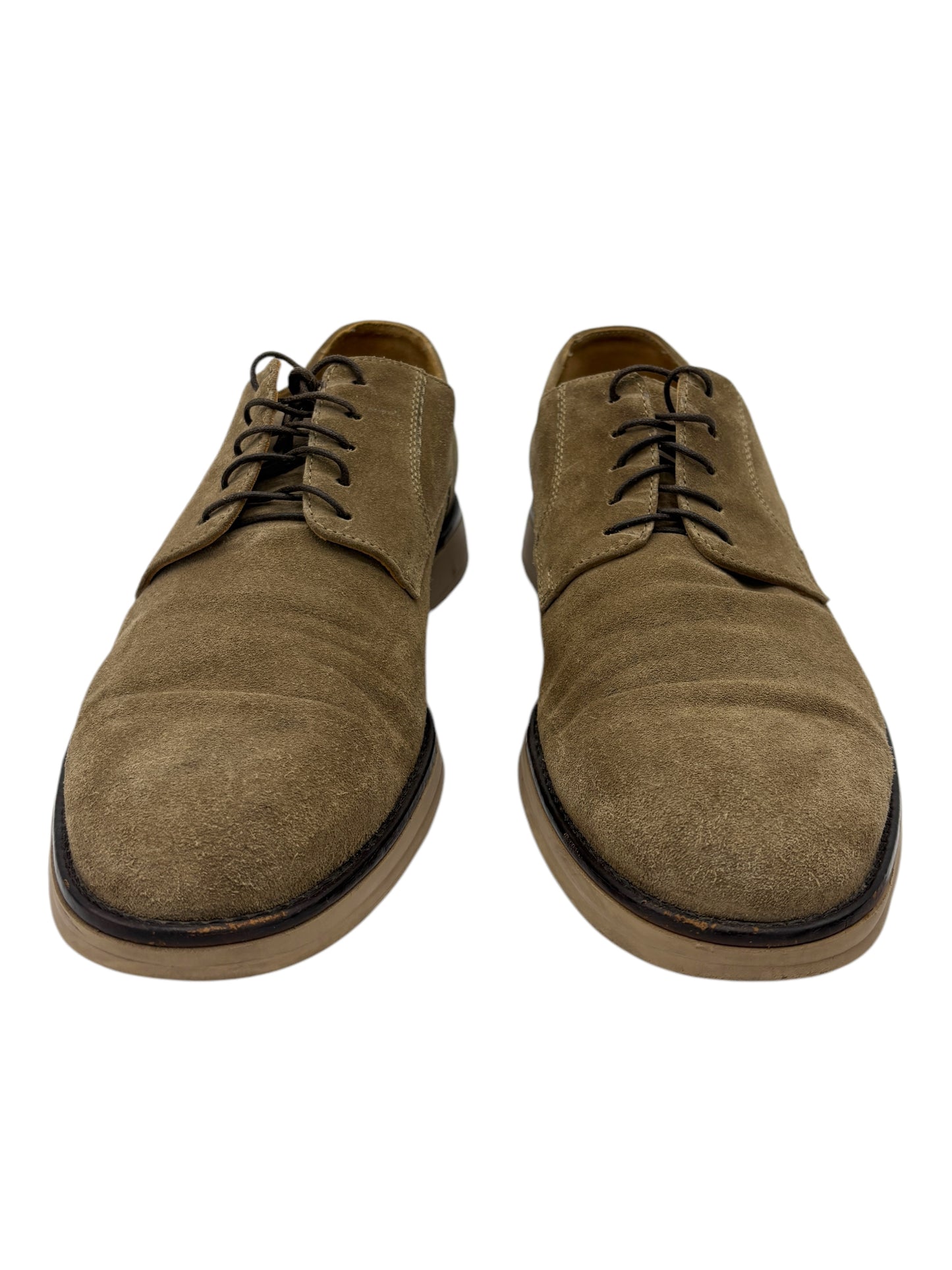 Ermenegildo Zegna Tan Suede Casual Dress Shoes 11 M / 12.5 W