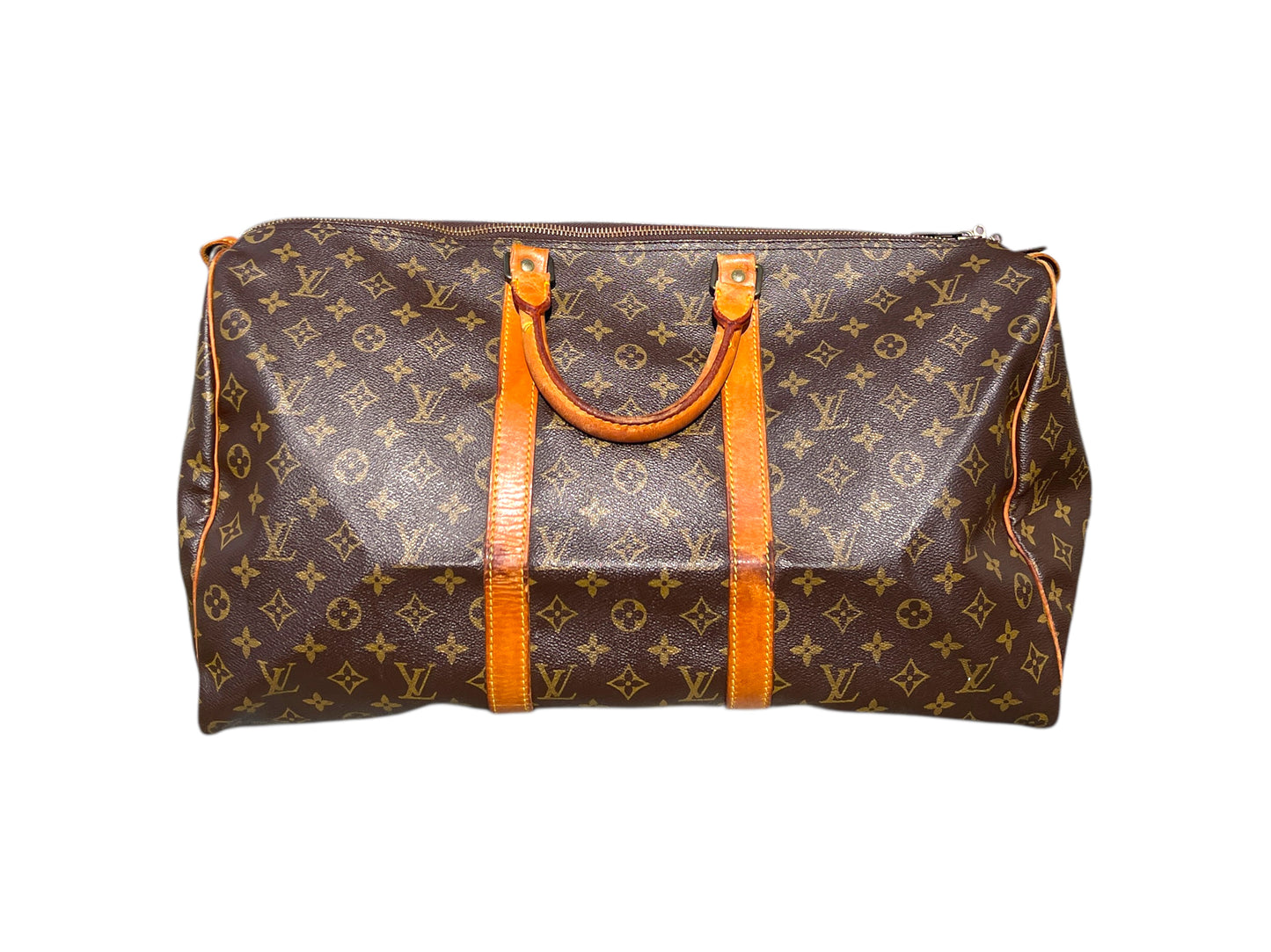 Louis Vuitton Brown Damier Coated Canvas Keepall Dufflebag