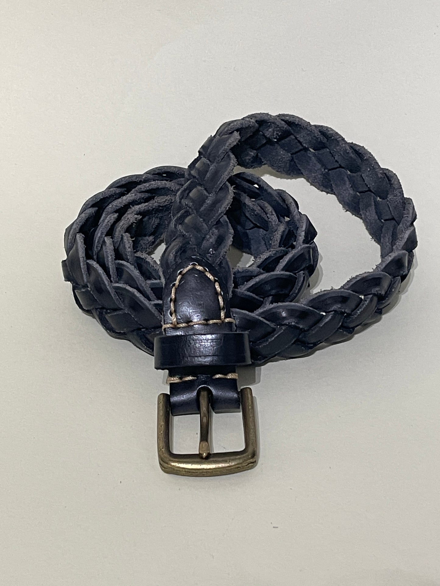Handwoven Vegetable Tanned Cowhide Casual Belt