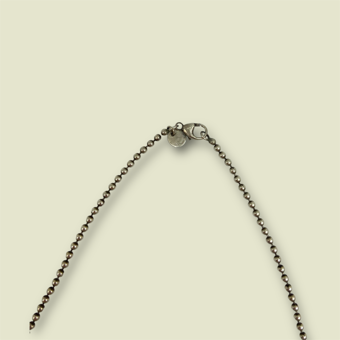 Tiffany & Co. Sterling Silver Dog Tag Necklace