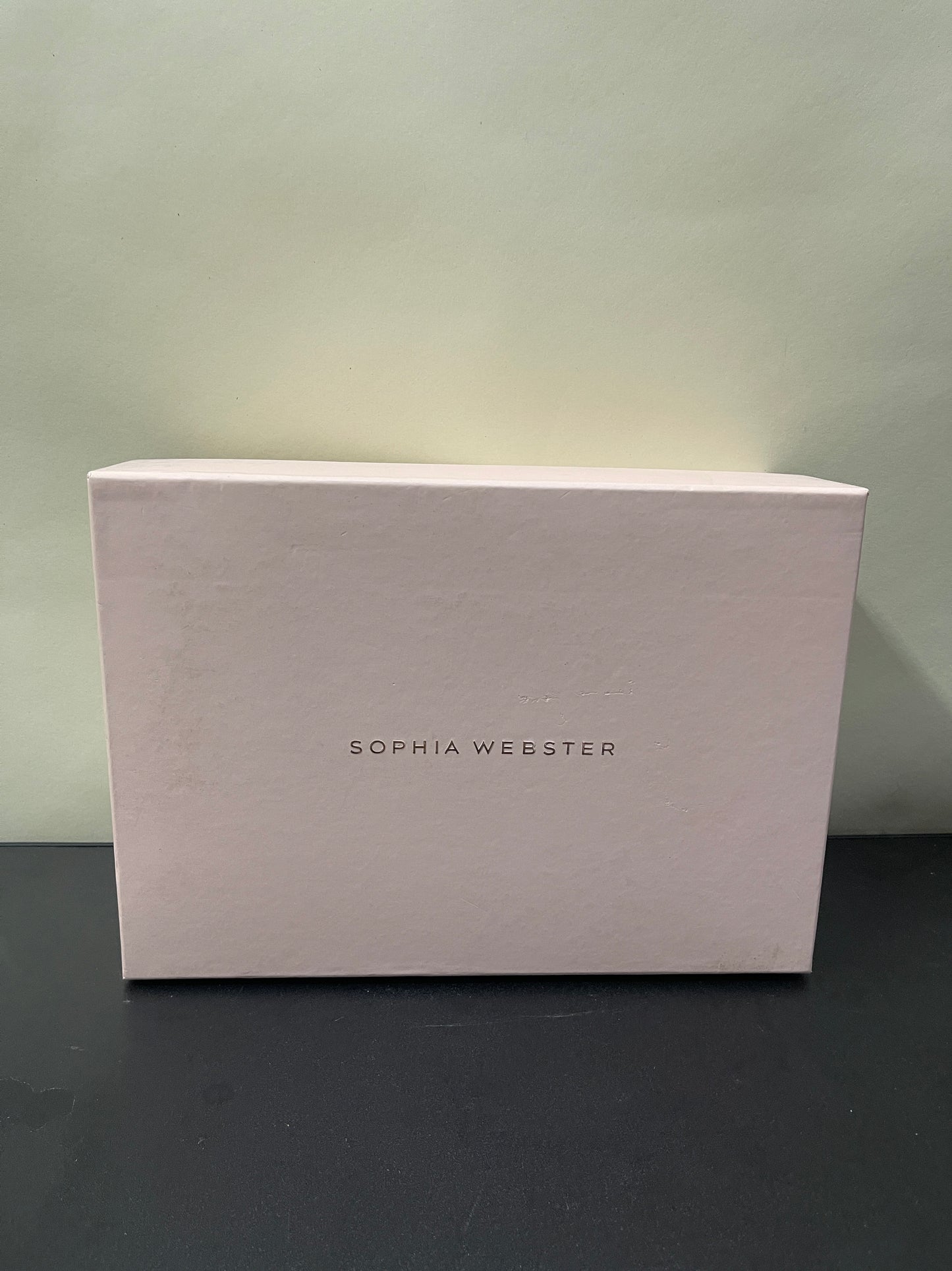 Sophia Webster White Leather Butterfly Sneakers 5.5 M / 7 W