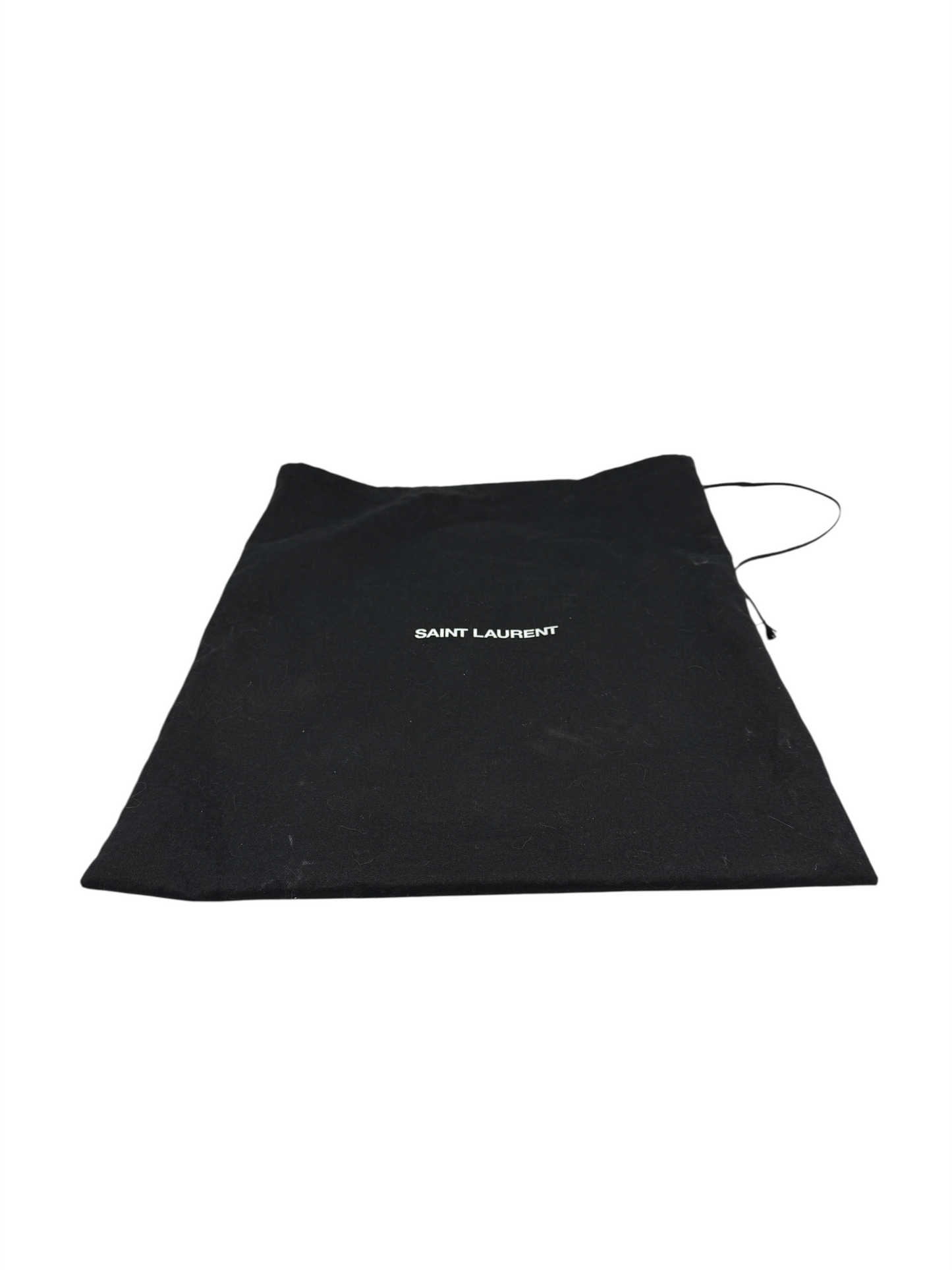 Saint Laurent Black Calf Leather Envelope Medium Bag