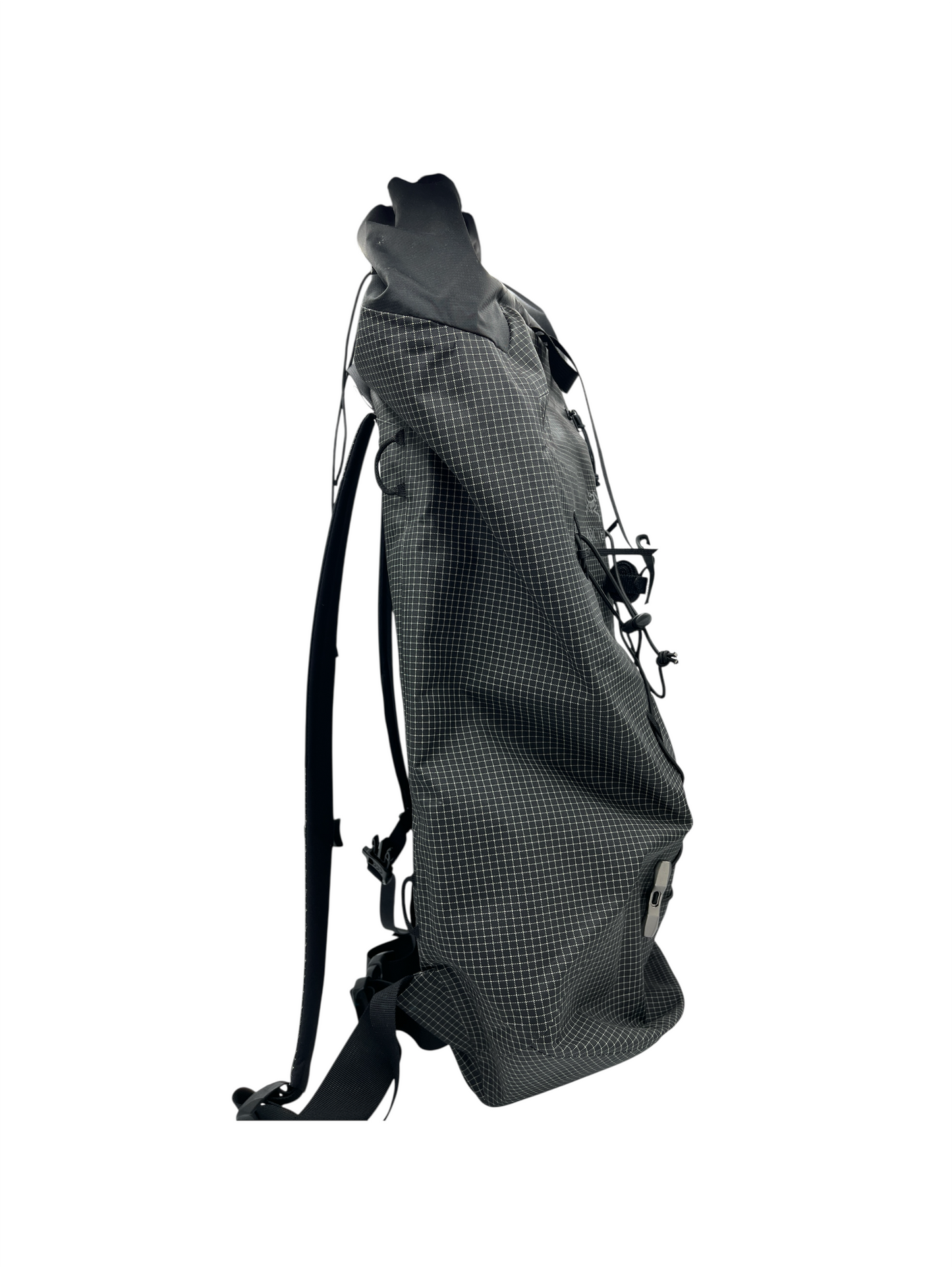 Arc'teryx Charcoal Grey Grid Pattern Alpha FL 30 Backpack - Genuine Design 3