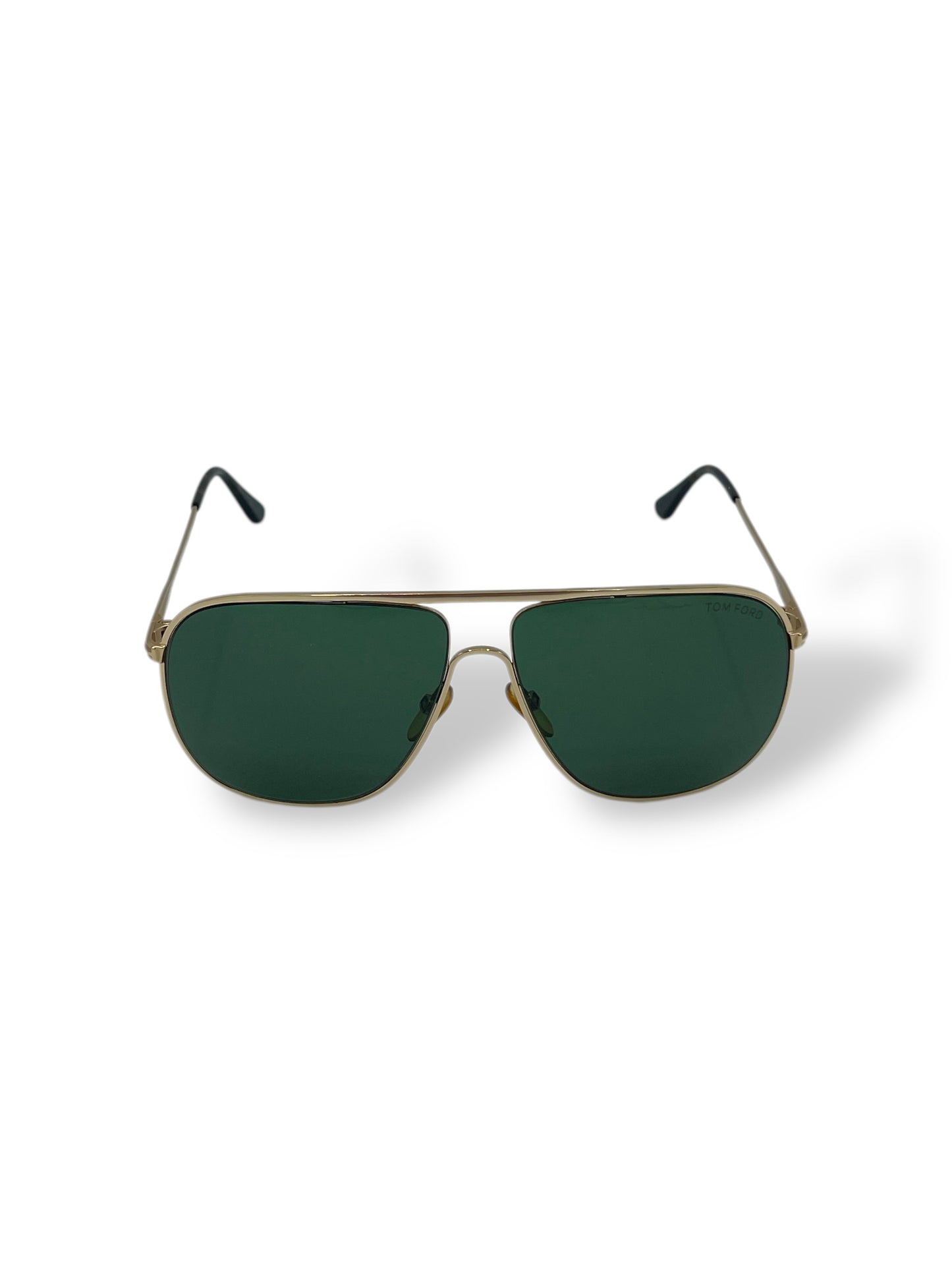 Tom Ford Gold & Tortoiseshell Dominic Aviator Sunglasses