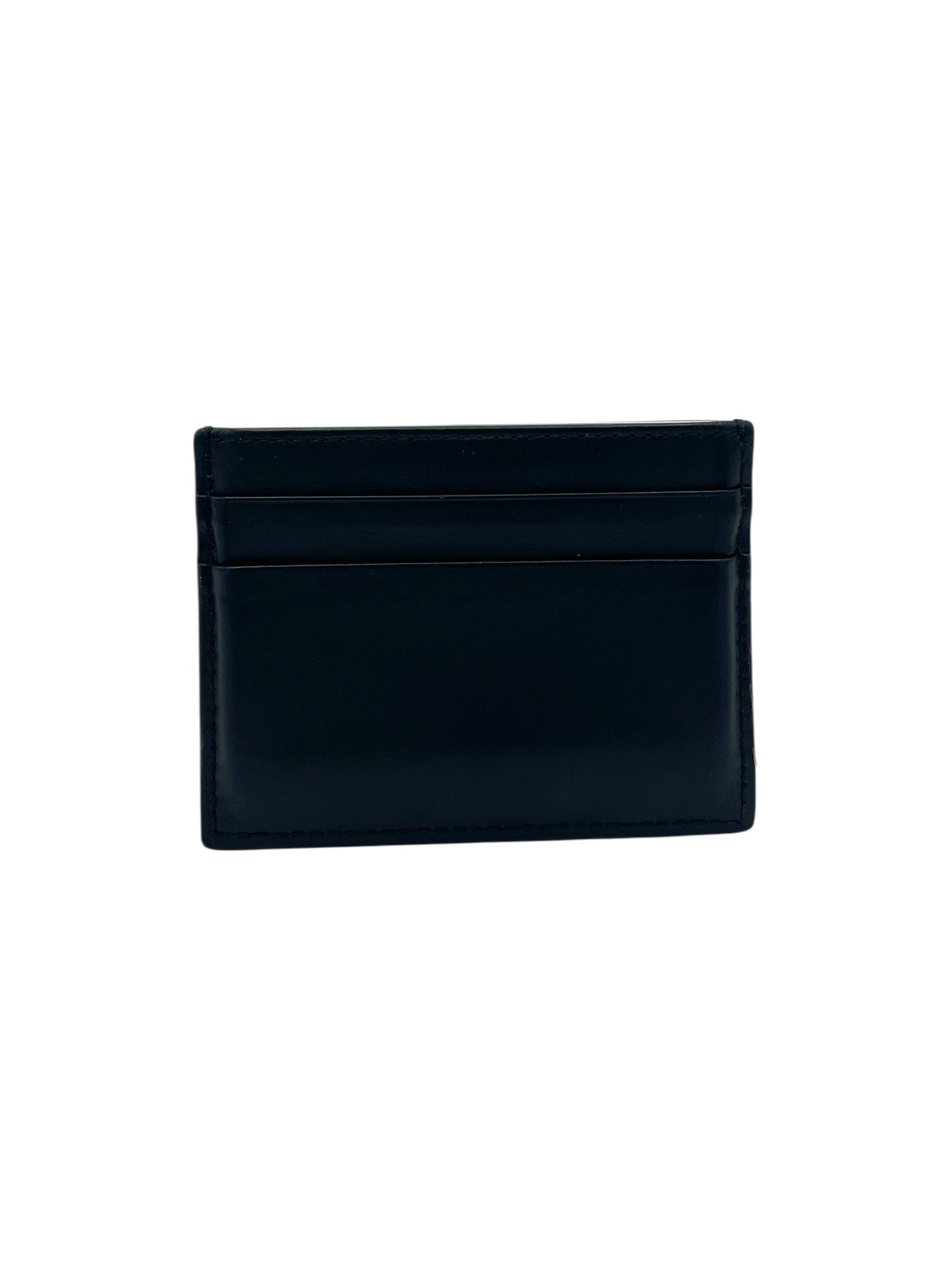 Dolce & Gabbana Black Leather Logo Cardholder