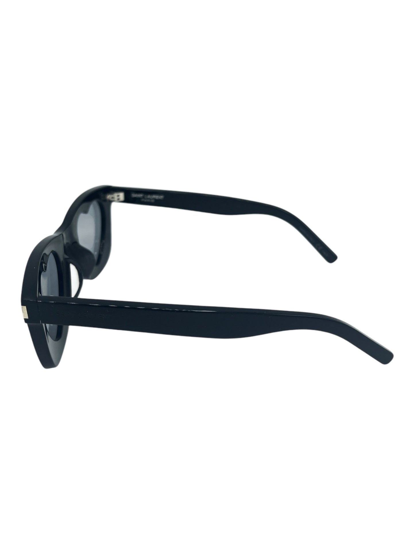 Saint Laurent Black SL51 Heart Sunglasses