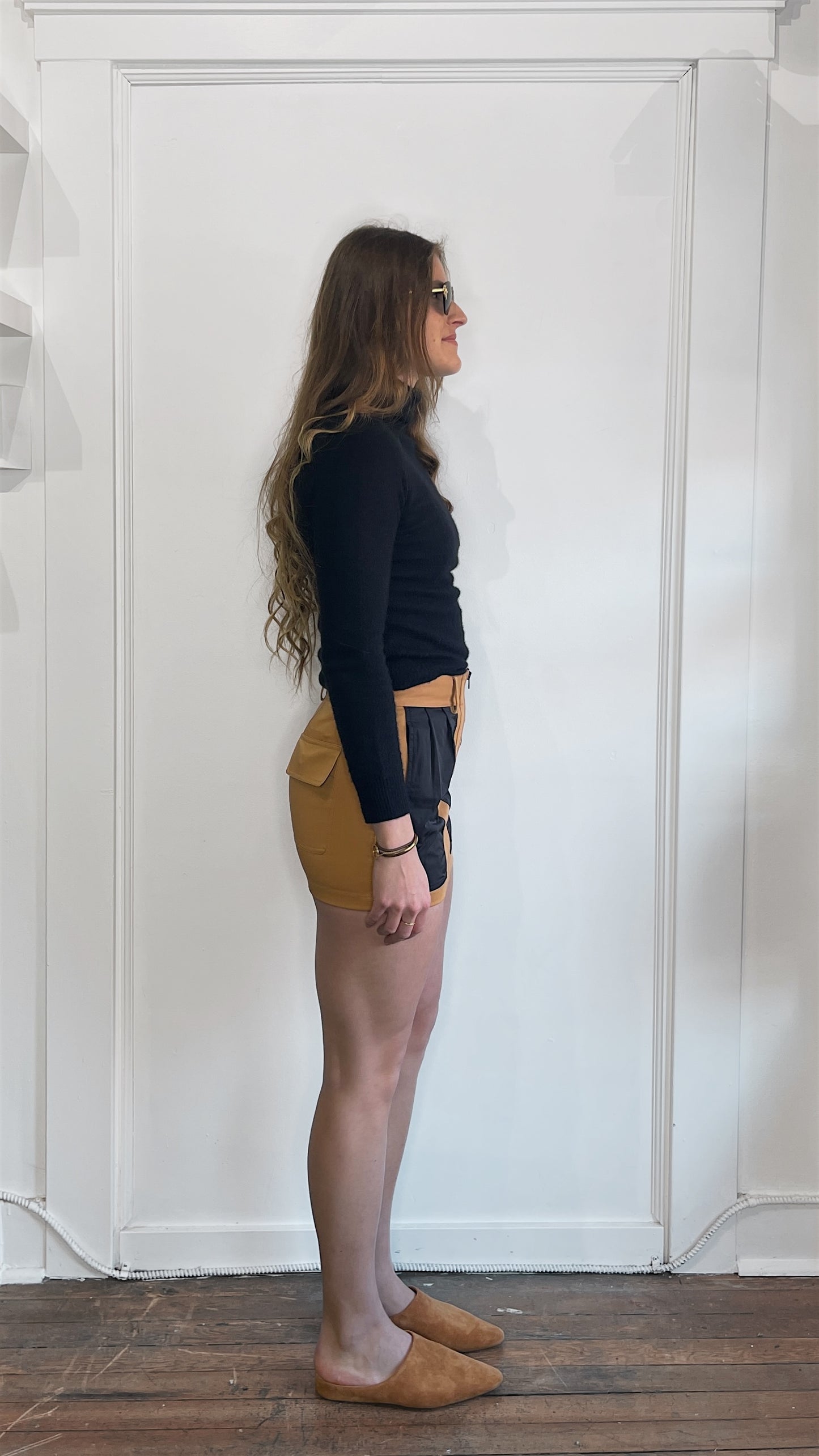 Alexander Wang Caramel Cargo Mini Skirt 26