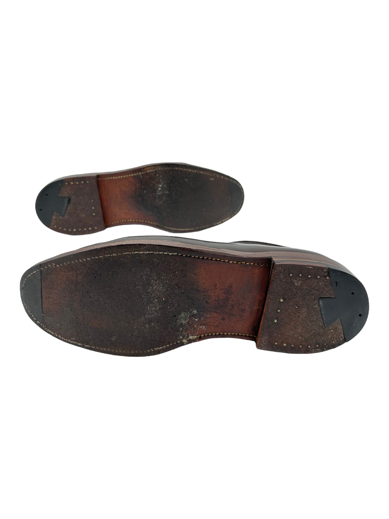 Alden 93911 Cigar Shell Cordovan Plain Toe Blucher Dress Shoes - Genuine Design Luxury Consignment for Men. New & Pre-Owned Clothing, Shoes, & Accessories. Calgary, Canada