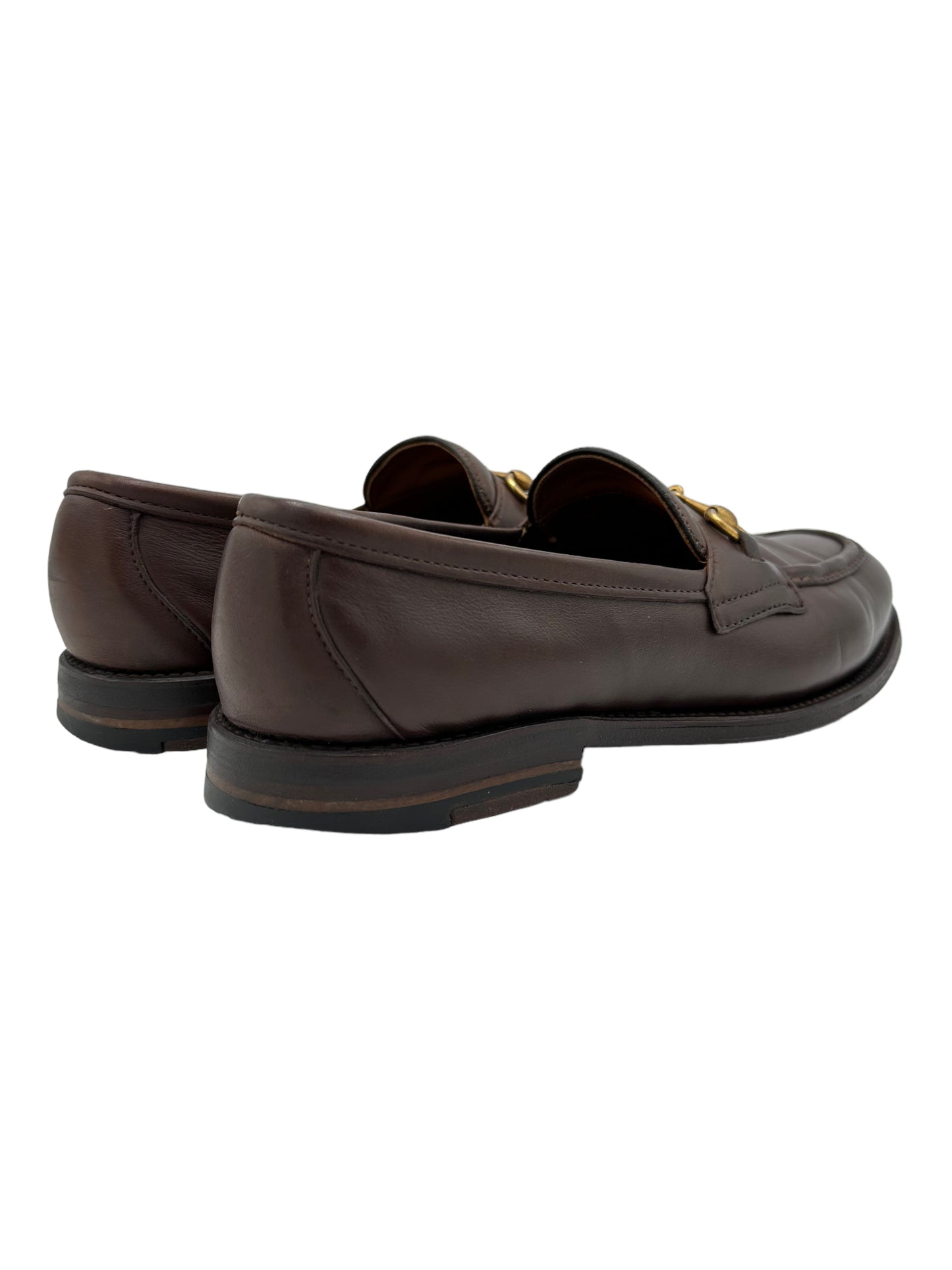 Alden 5726F Brown Brass Horsebit Calfskin Leather Loafers
