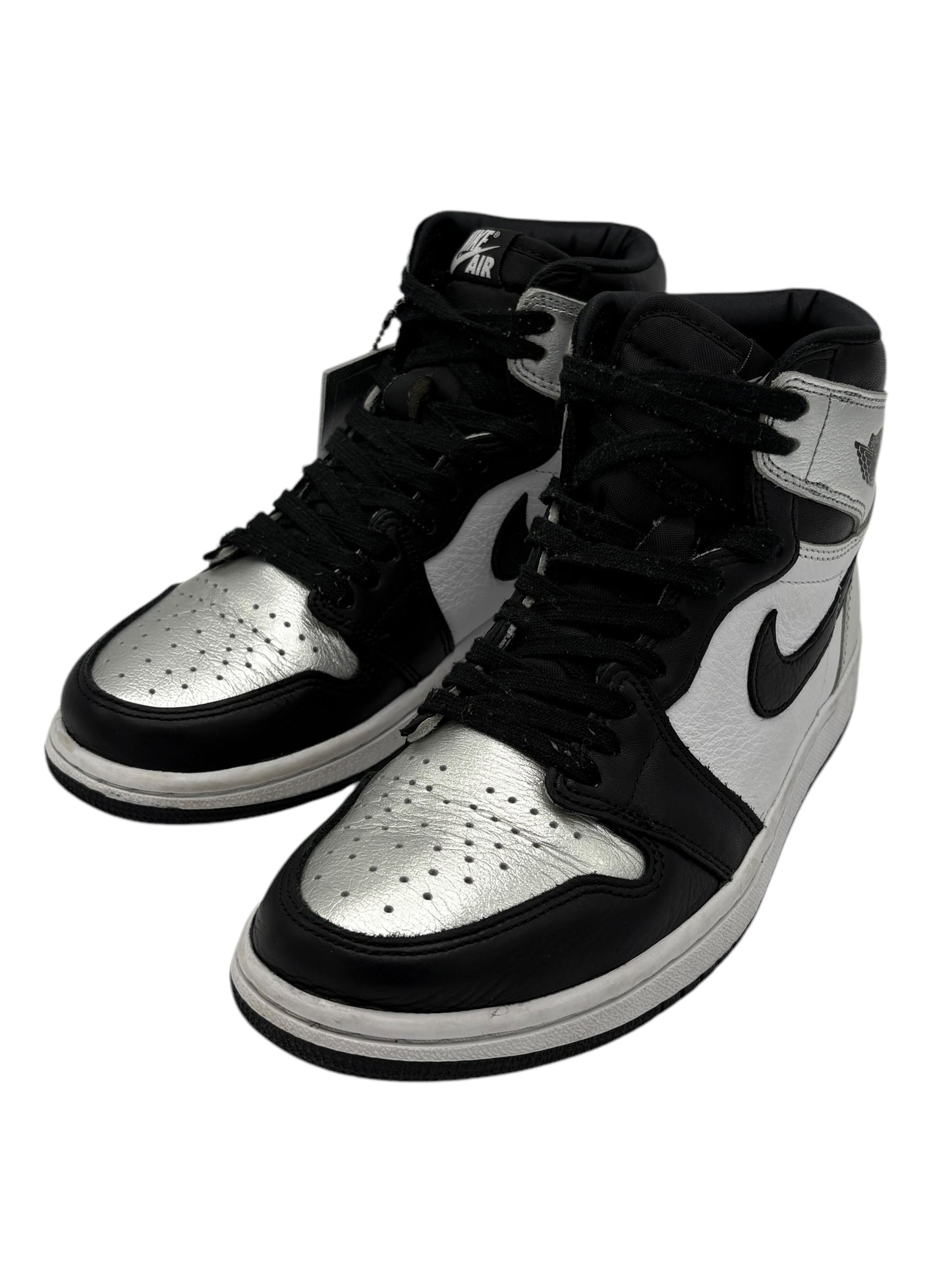 Nike Air Jordan 1 Retro High 'Silver Toe' Sneakers 5.5 M / 7 W