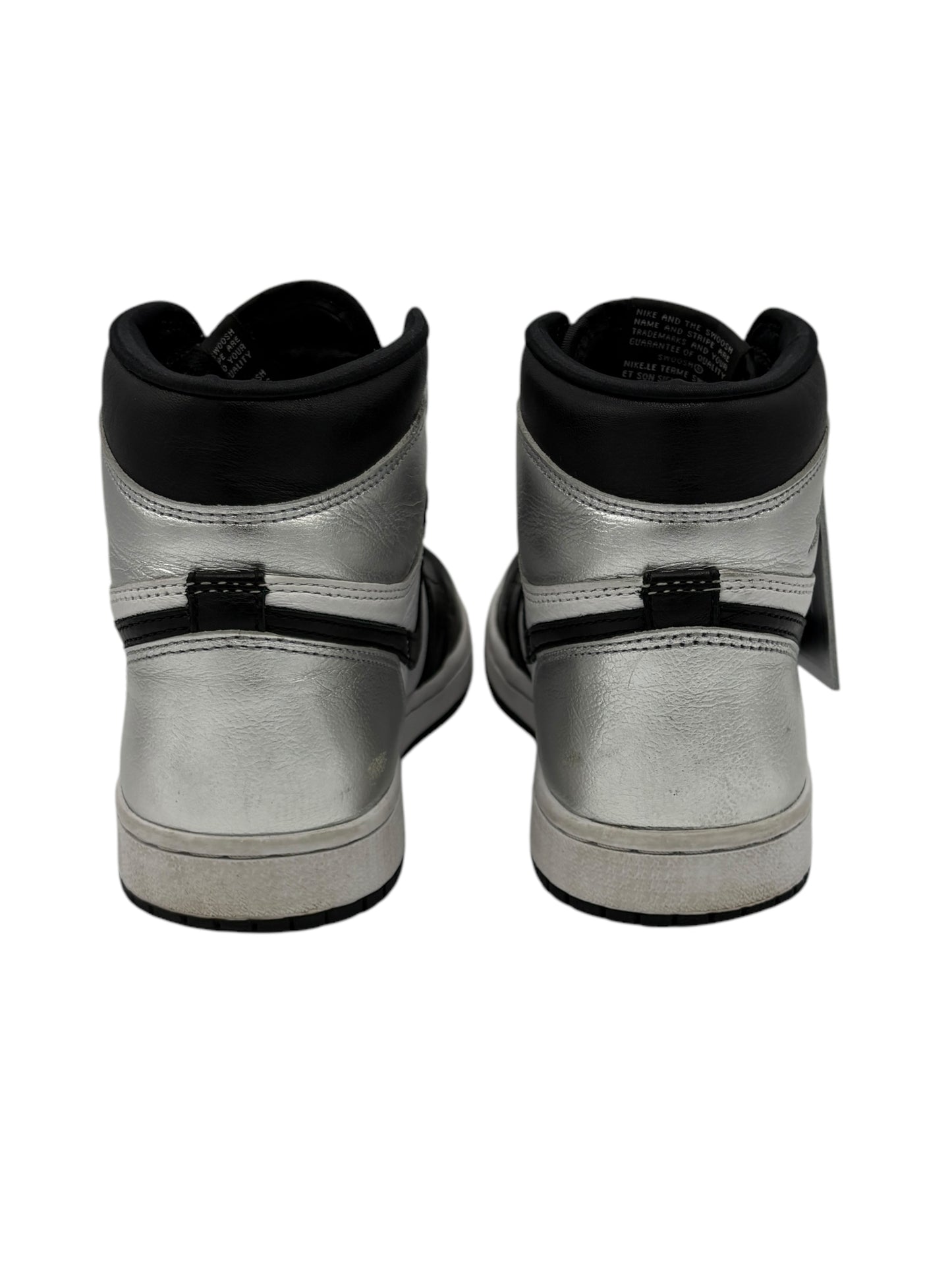 Nike Air Jordan 1 Retro High 'Silver Toe' Sneakers 5.5 M / 7 W
