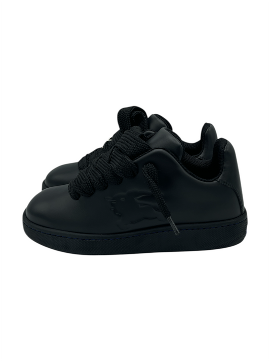Burberry Black Leather Box Sneakers 9.5 M / 11 W