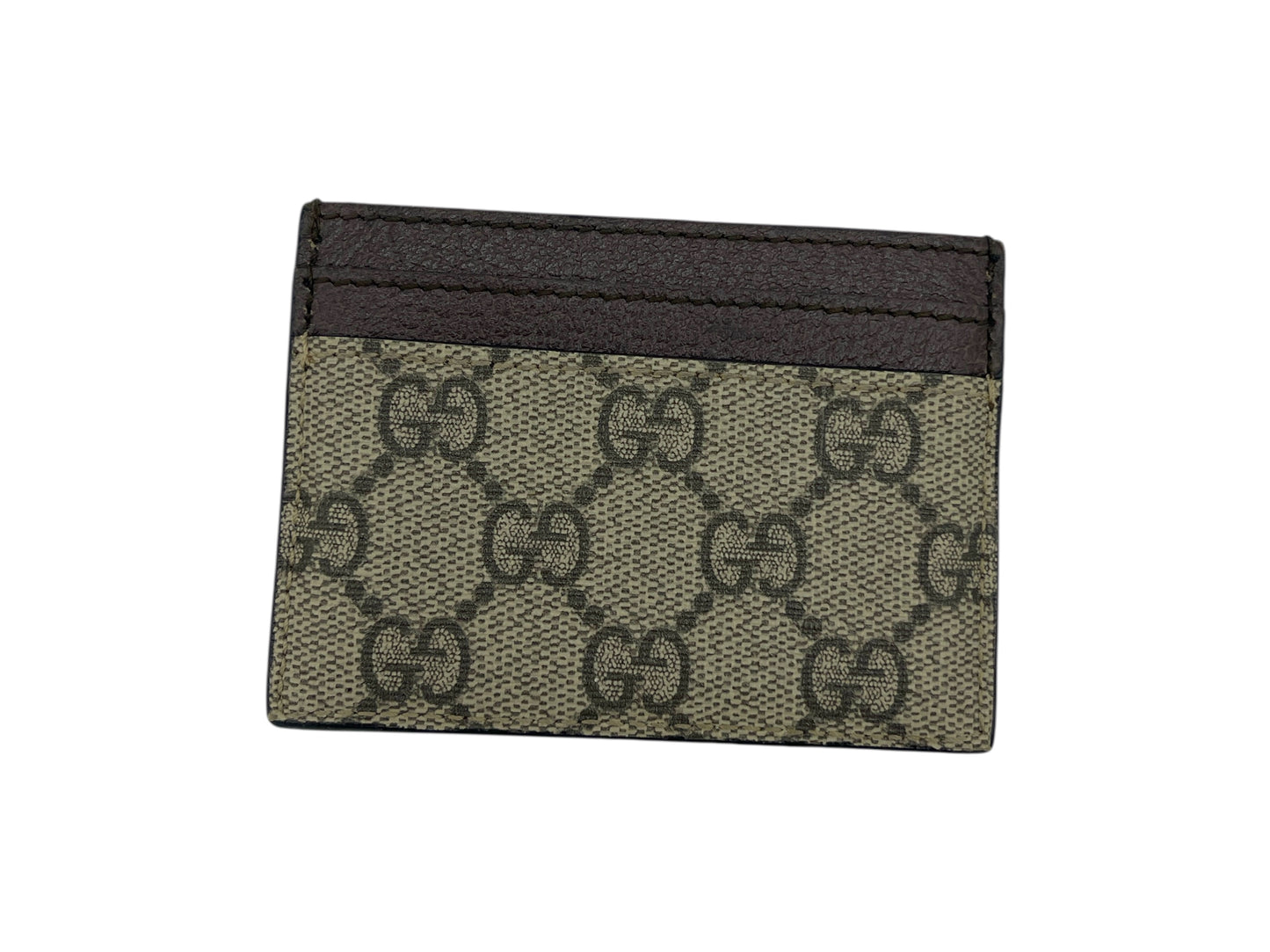 Gucci Dark Brown Leather Horsebit Pattern Bifold Wallet