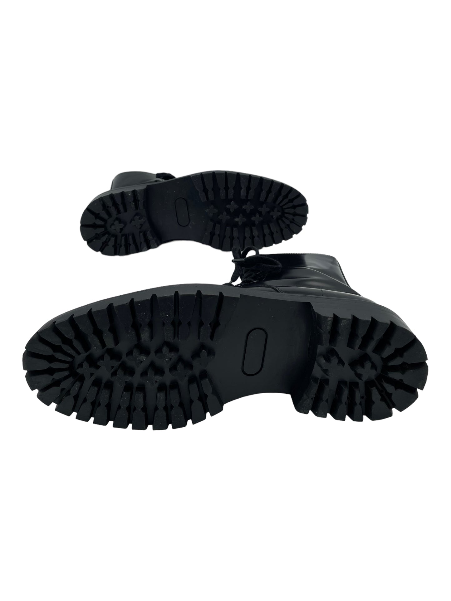 Common Projects Black "2171" Leather Combat Boots