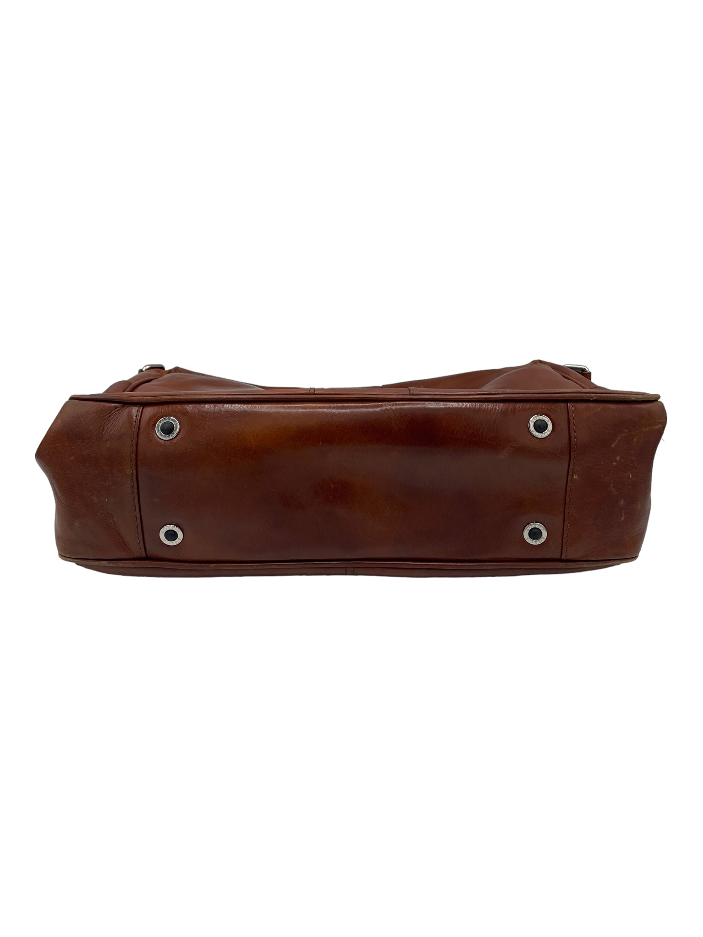 Bosca Dark Brown Old Leather Messenger Bag