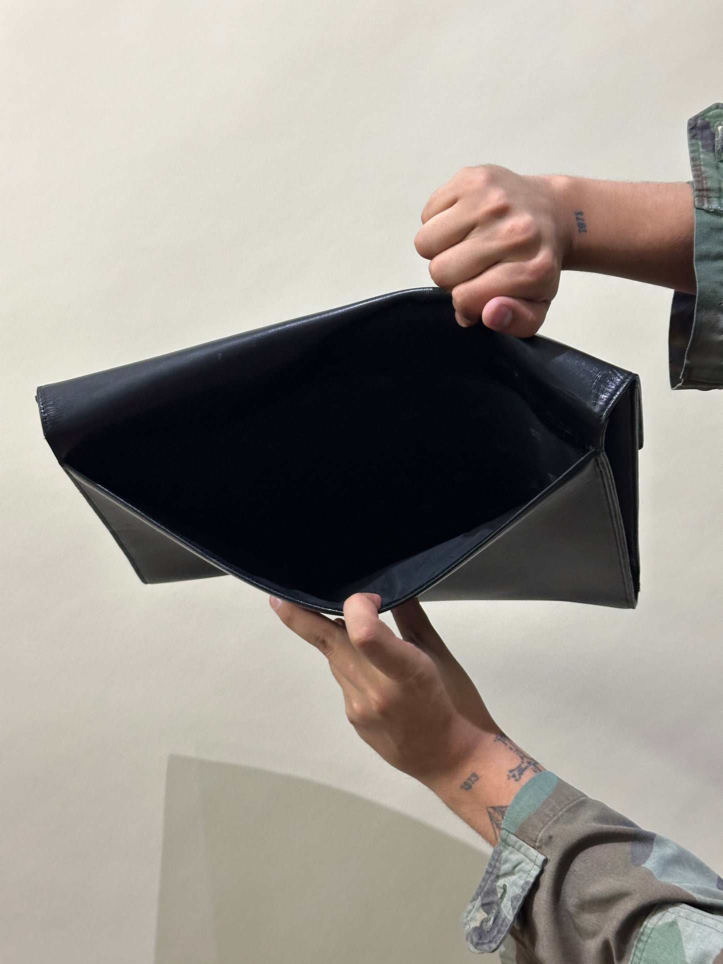 Montblanc Black Leather Document Holder