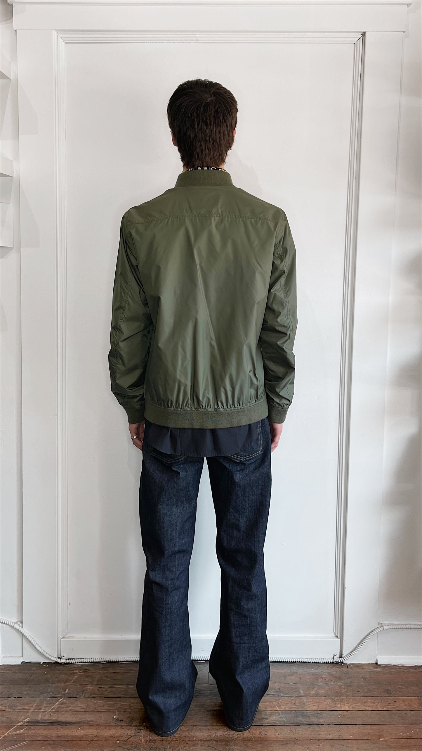 Norse Projects Green Ryan Light Ripstop Bomber Jacket Large