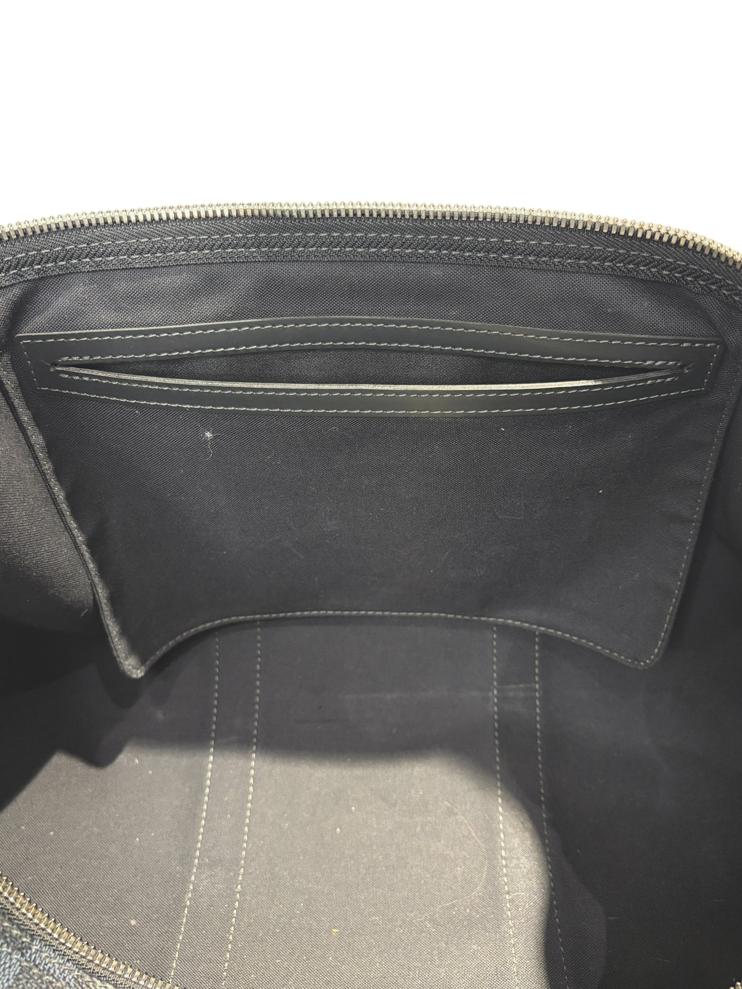 Louis Vuitton Navy & Black Coated Canvas Damier Keepall Bandoulière 55