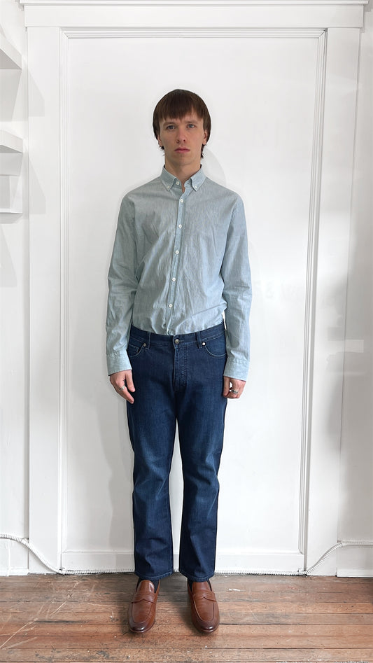 Ermenegildo Zegna Dark Wash Straight Leg Jeans 32