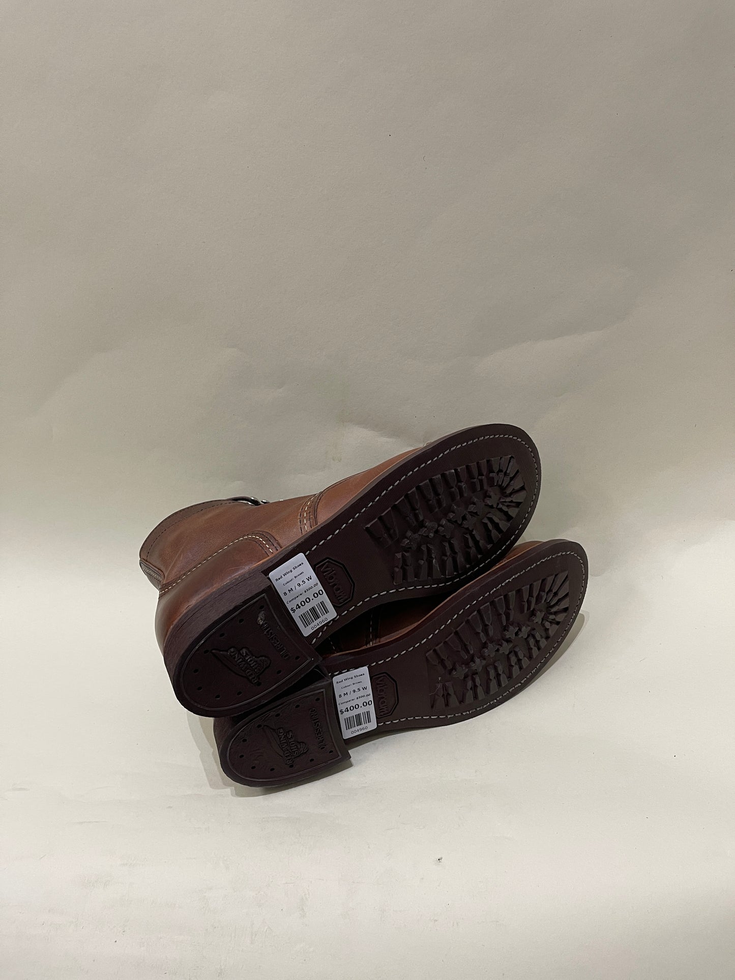 Red Wing Shoes Brown Leather Cap Toe Iron Ranger 8 M / 9.5 W