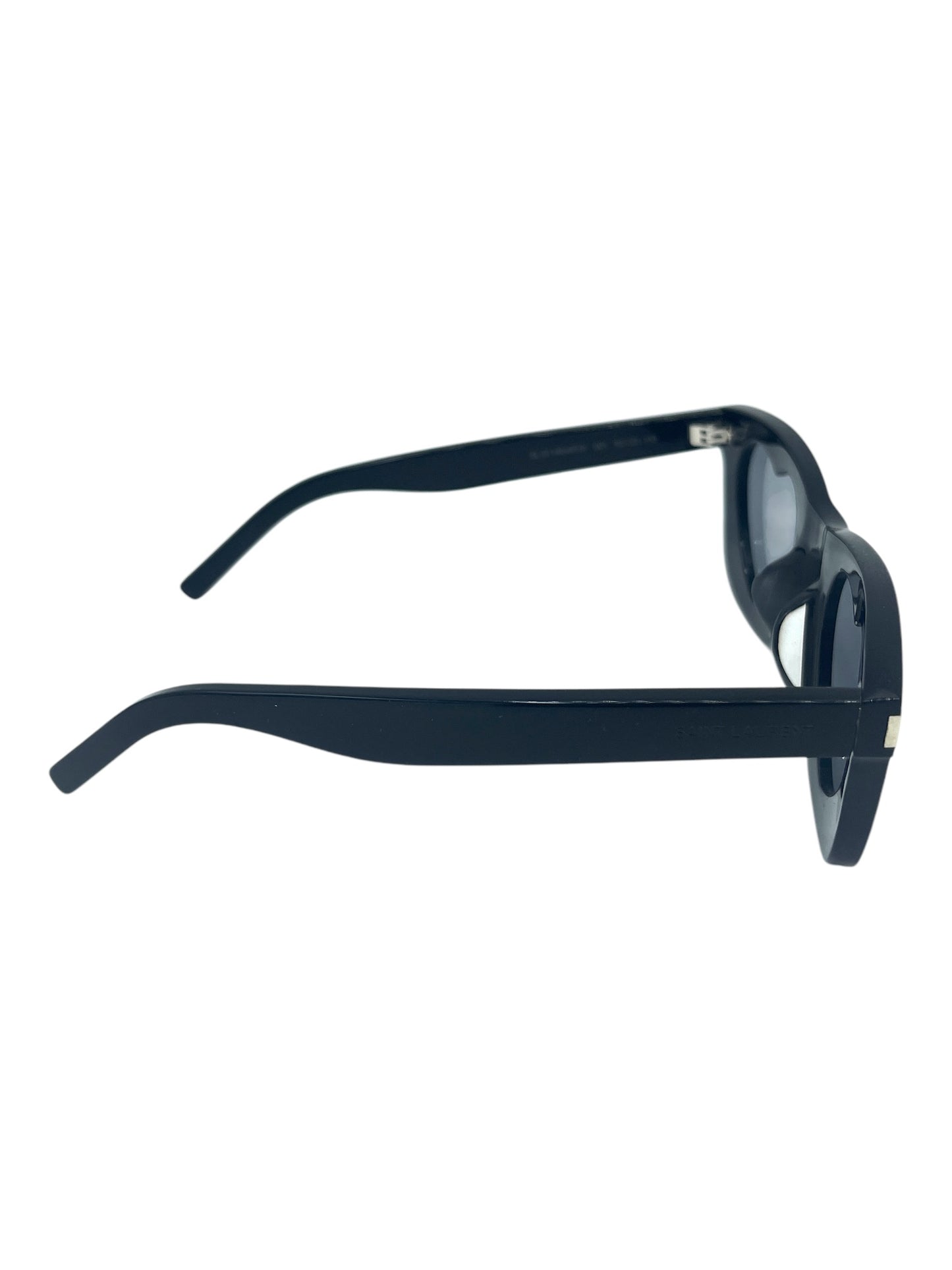 Saint Laurent Black SL51 Heart Sunglasses