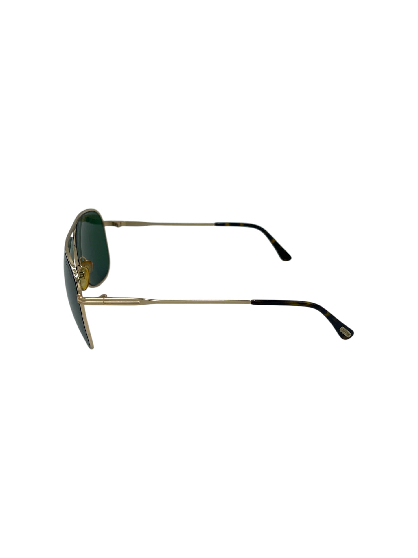 Tom Ford Gold & Tortoiseshell Dominic Aviator Sunglasses