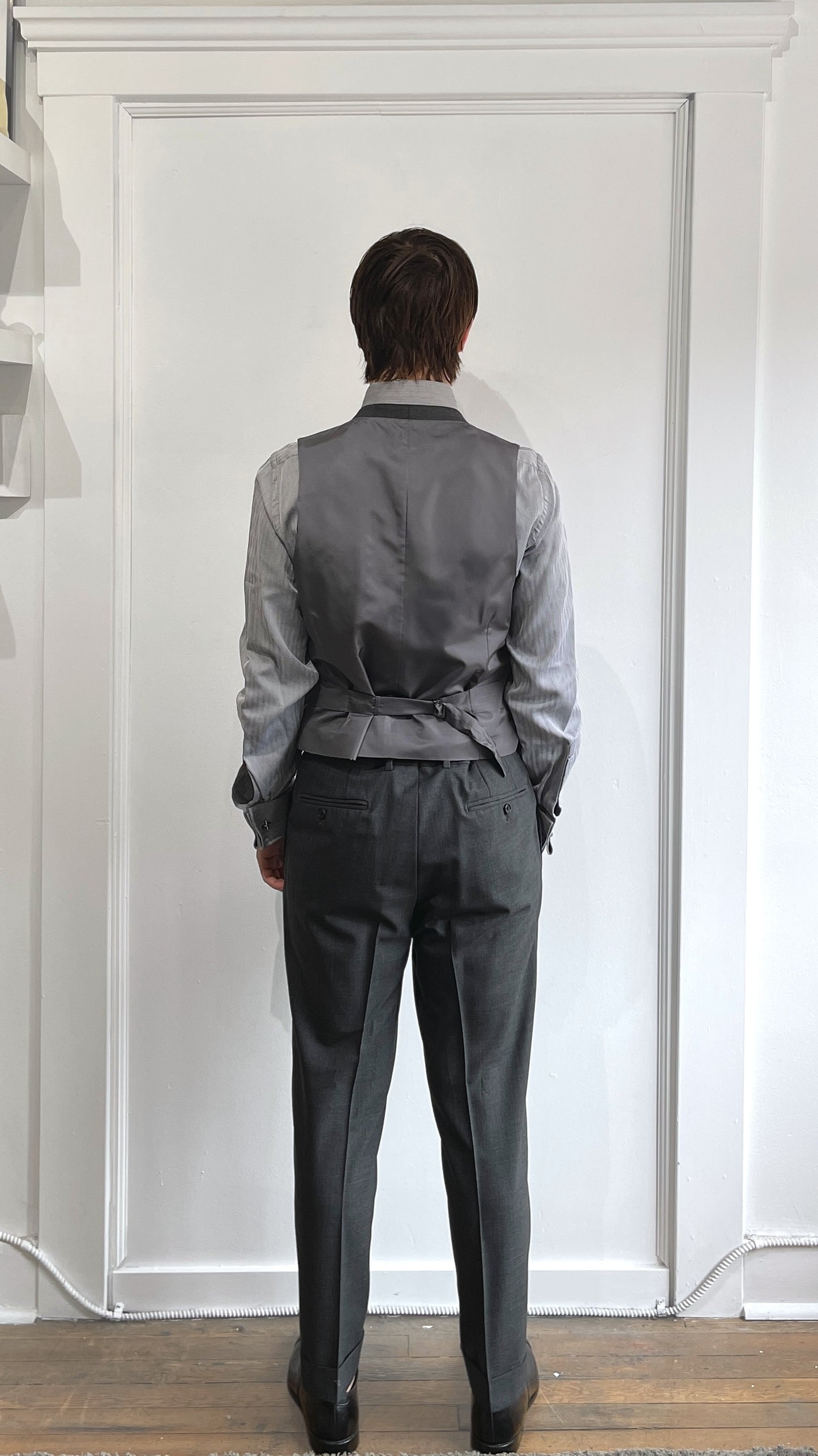 Tom Ford Charcoal 3-Piece Wool Suit 38S