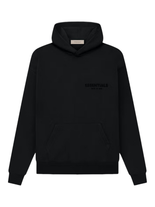 Essentials Fear of God Stretch Limo Black Fleece Hoodie SS22 - Genuine Design Luxury Consignment Calgary, Canada New & Pre-Owned Authentic Clothing, Shoes, Accessories.