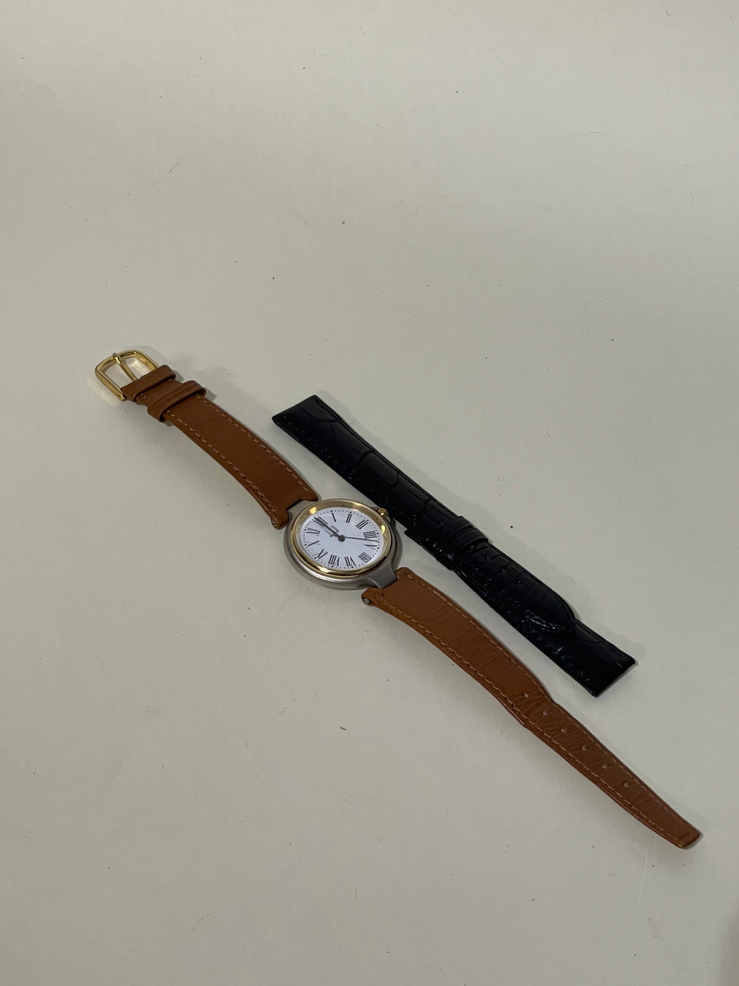 Dunhill Two Tone Calendar Quartz Watch