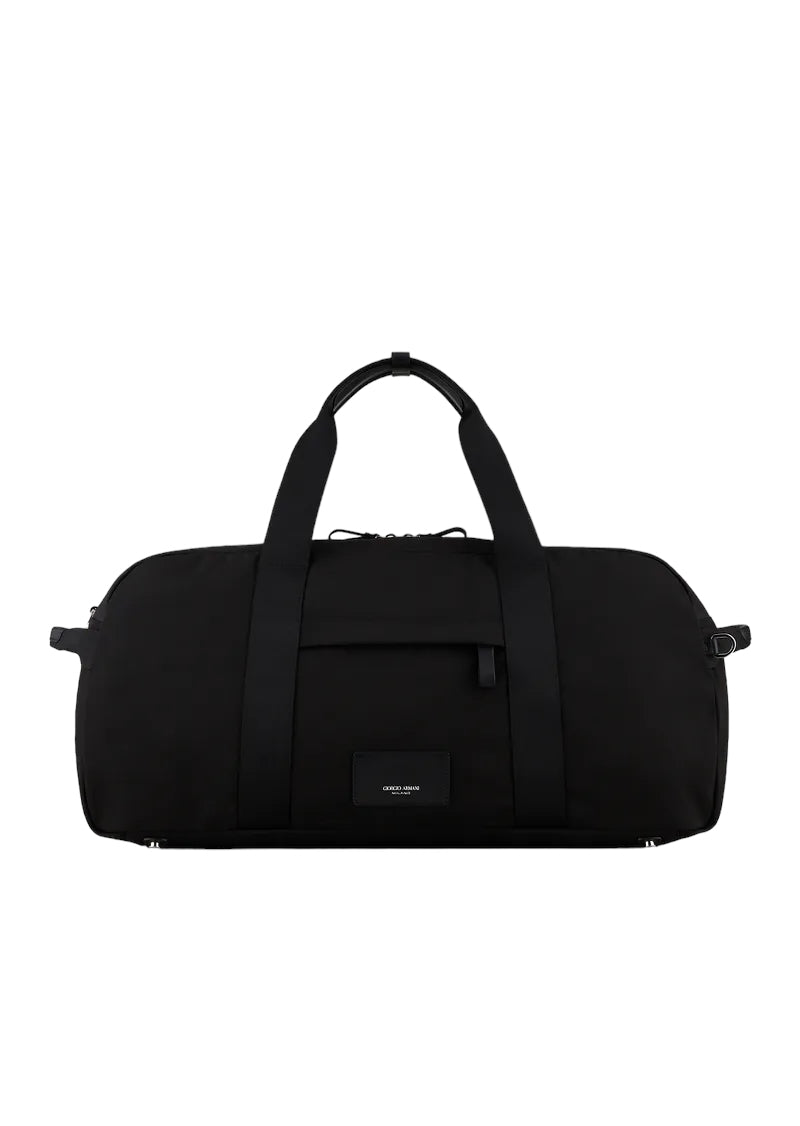 Giorgio Armani Black Sustainable Material Duffle Bag
