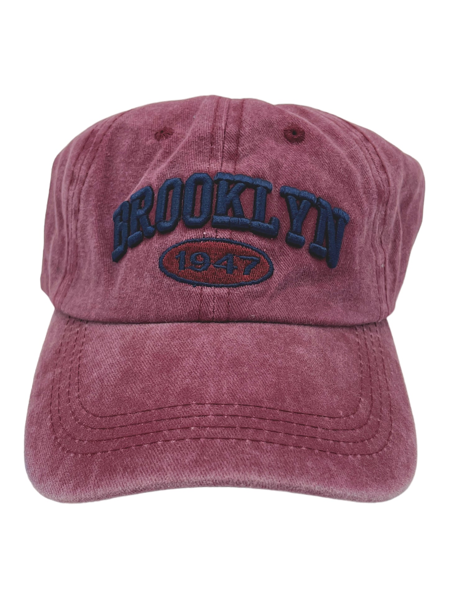 Faded “BROOKLYN 1947” Adjustable Dad Cap