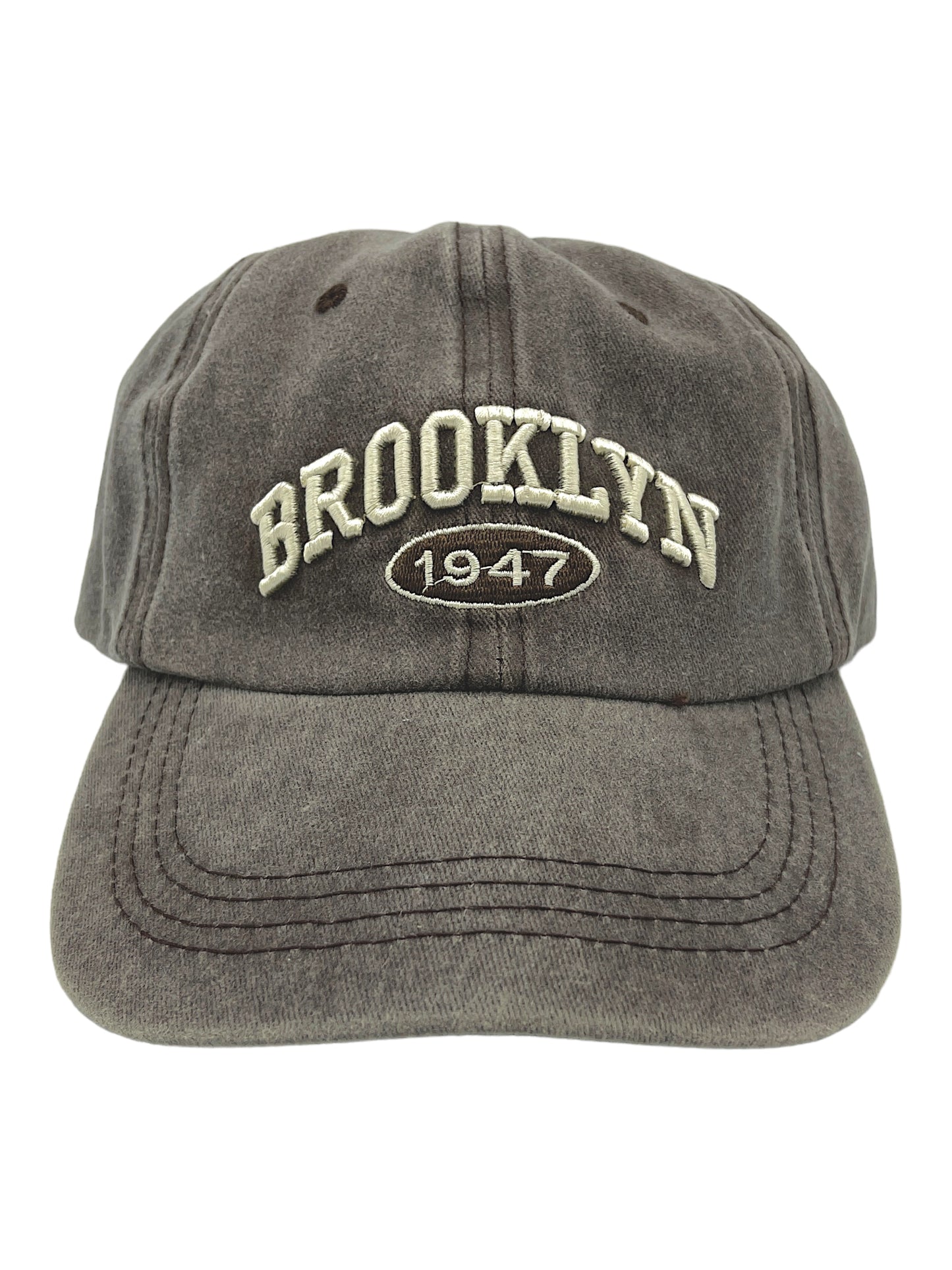 Faded “BROOKLYN 1947” Adjustable Dad Cap