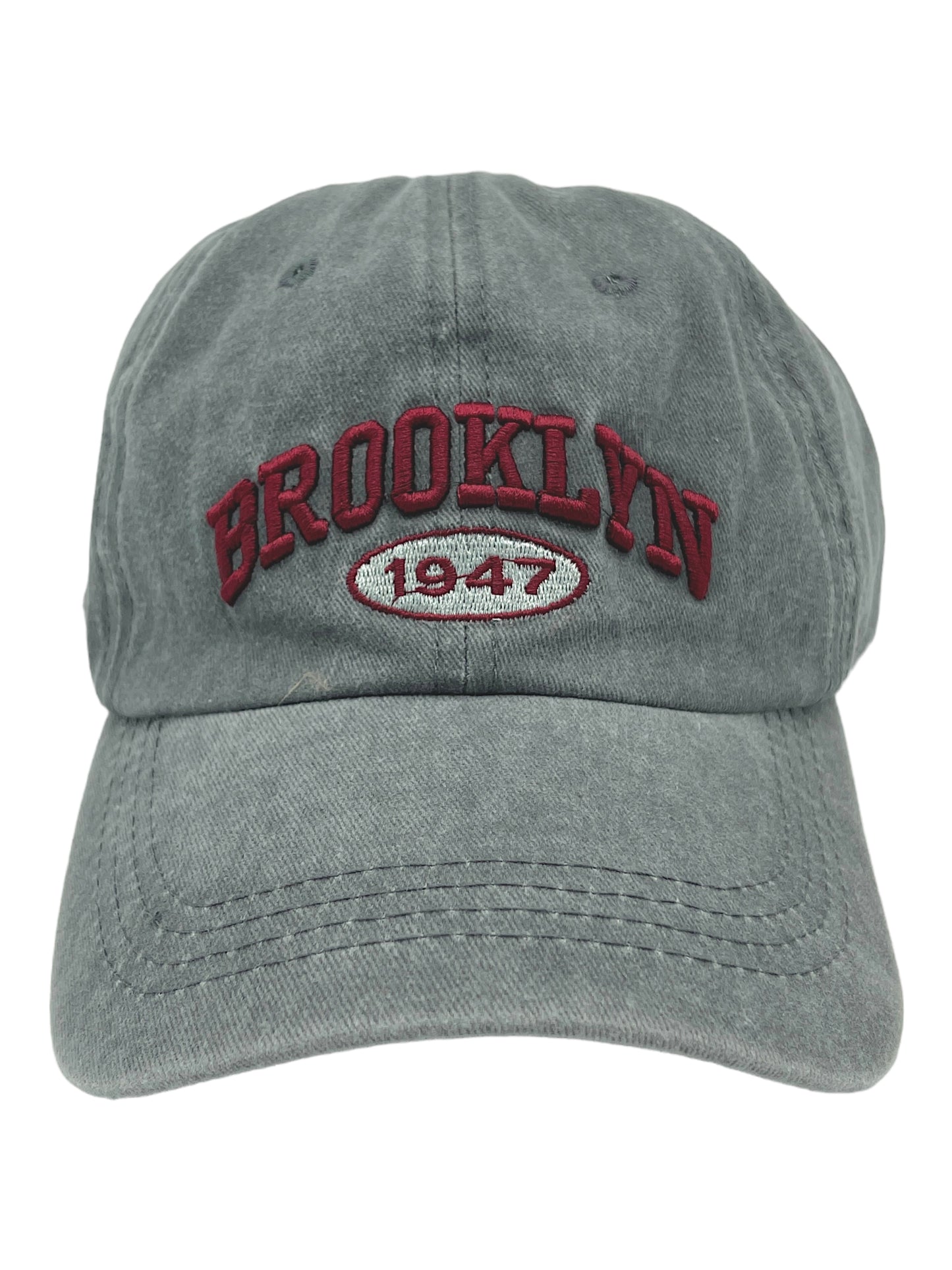 Faded “BROOKLYN 1947” Adjustable Dad Cap